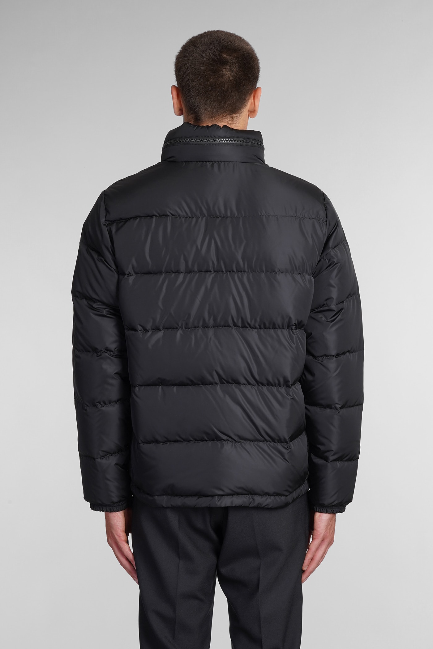 Aspesi Giub. Pocoelastico Puffer In Black Polyamide In Black