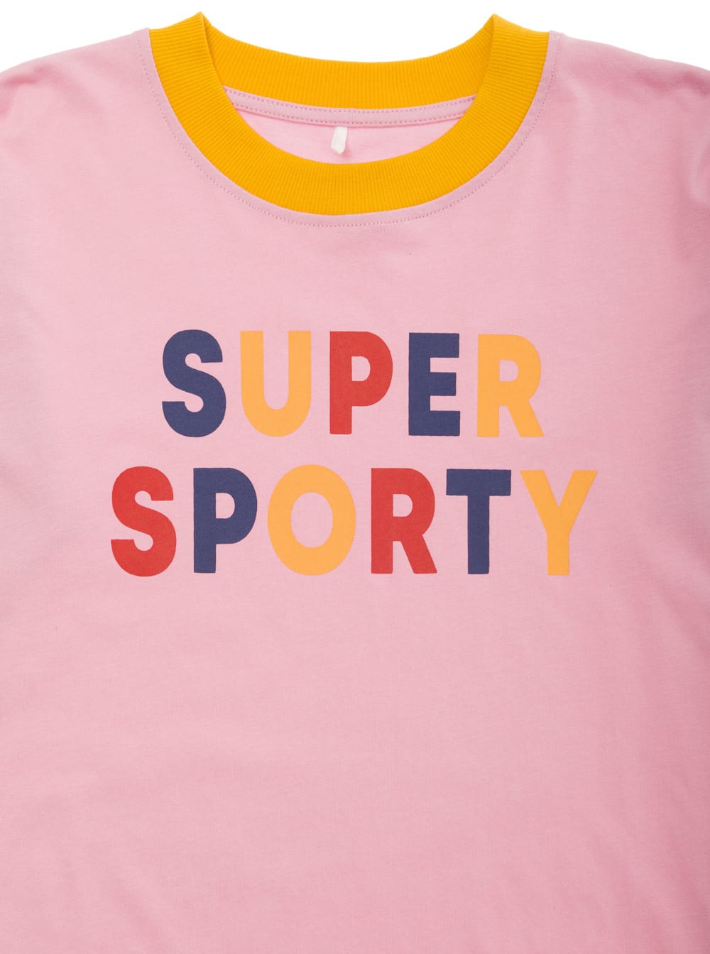 Shop Mini Rodini Pink T-shirt With Super Sporty Print In Cotton Boy
