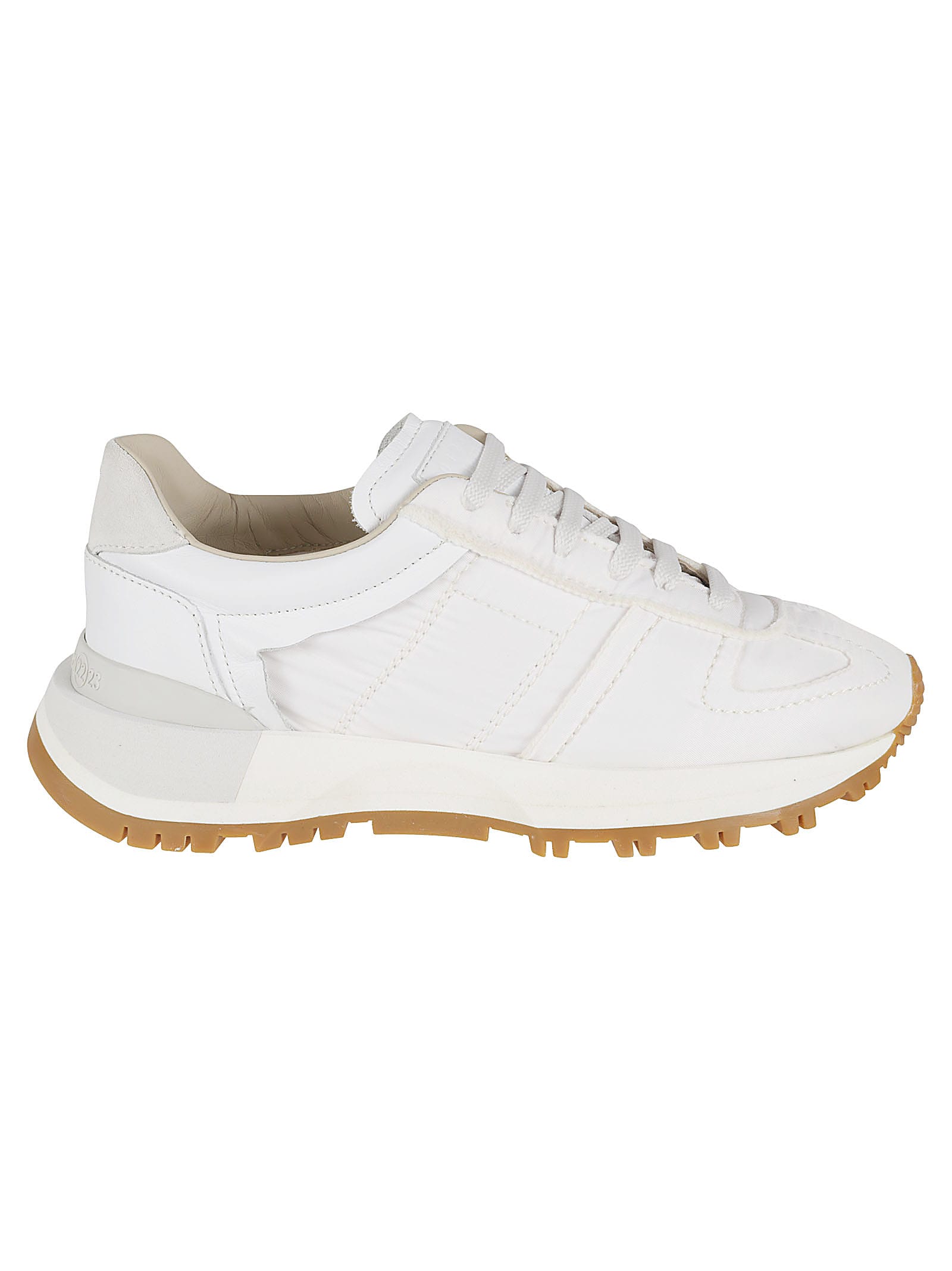 Maison Margiela Laced Low Sneakers In White