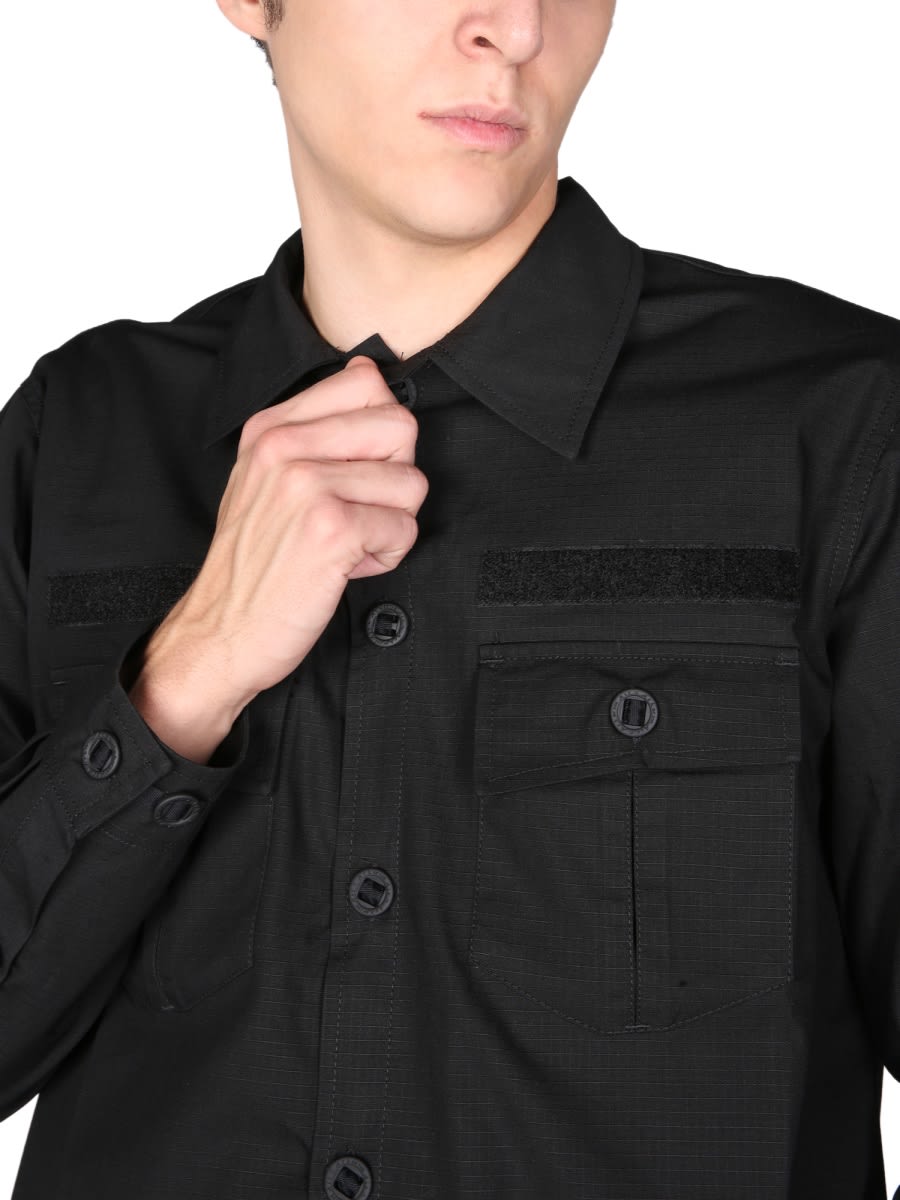 Shop Arkair Utility Shirt In Black