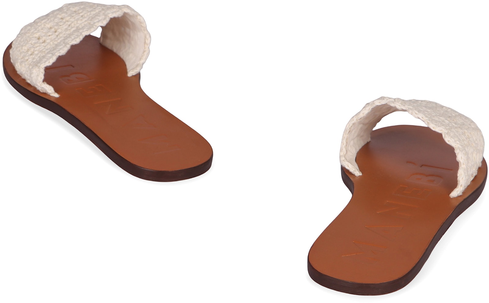 Manebi Manebí Flat Sandals In White