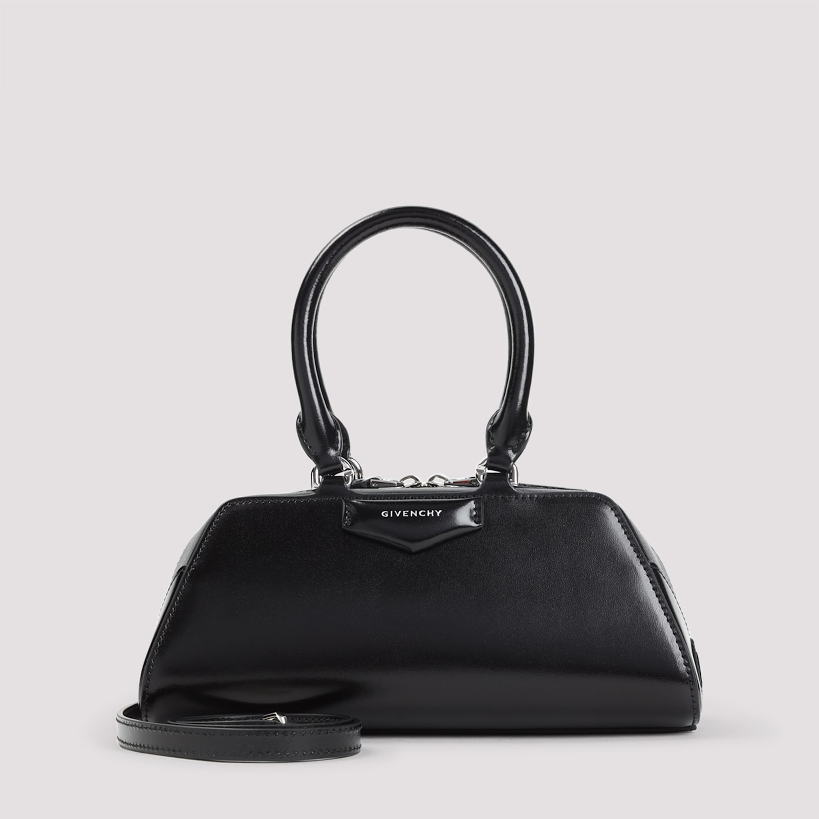 Givenchy Antigona East-west Small Handbag In Black
