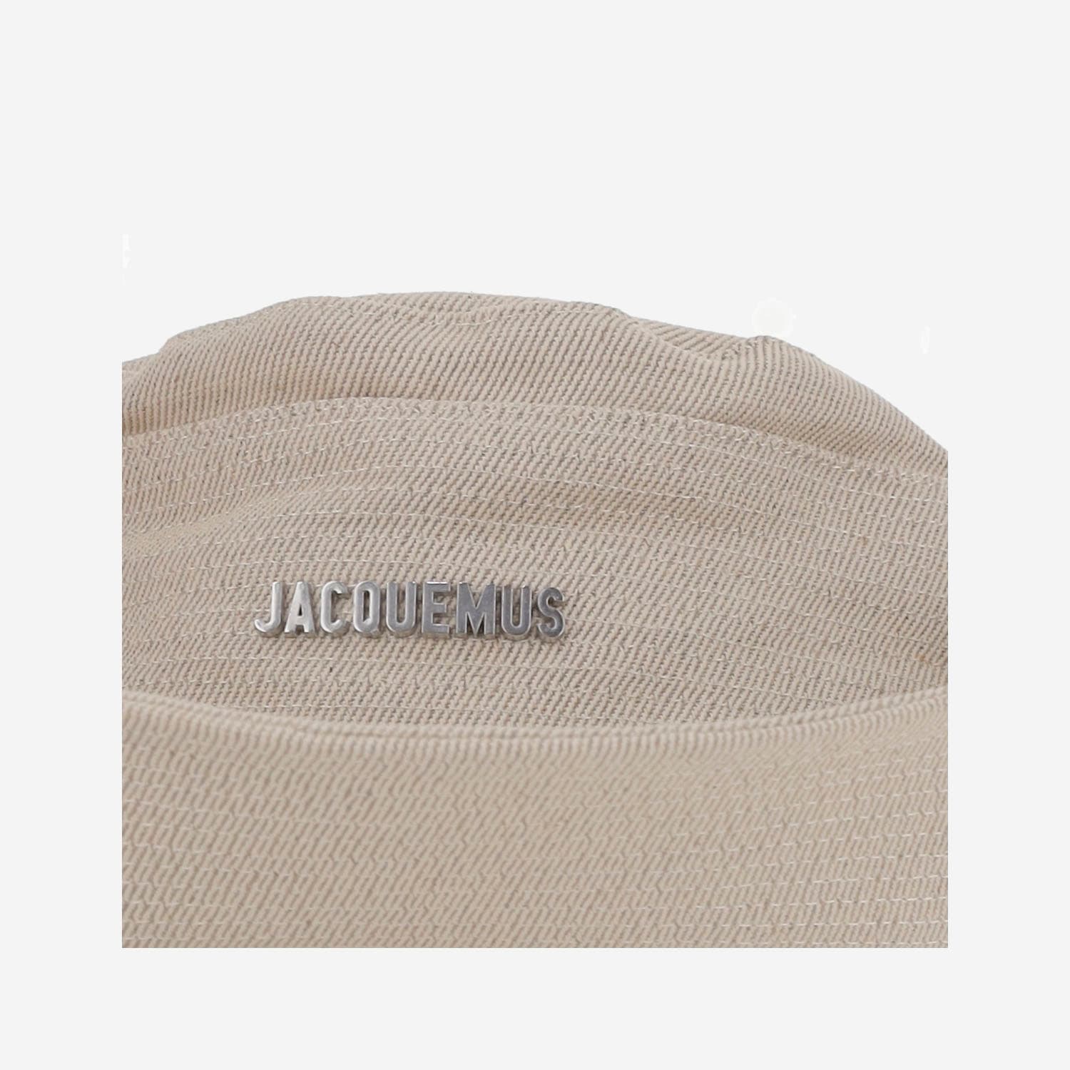 Jacquemus Fisherman Hat With Logo In White