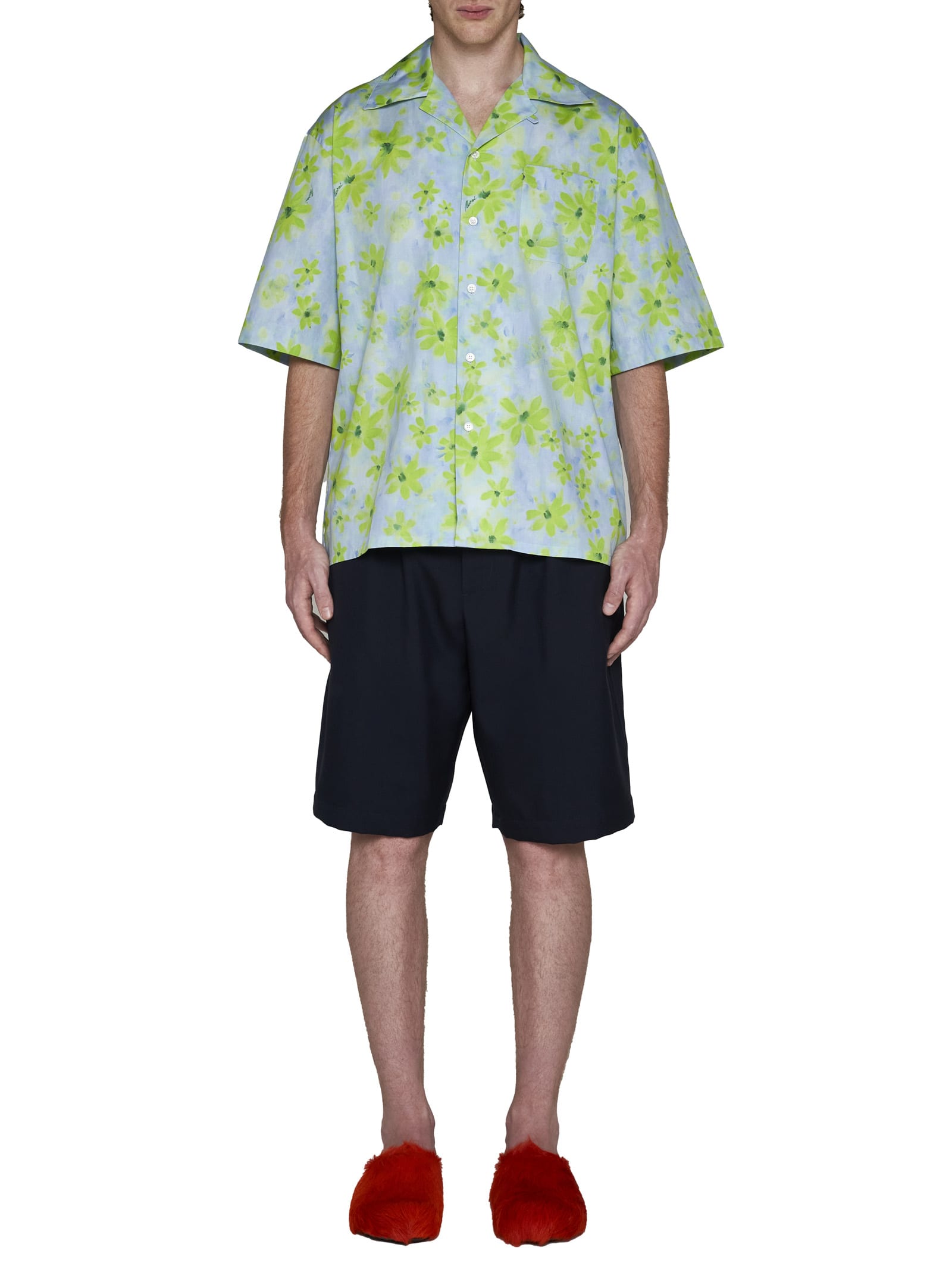Shop Marni Shirt In Aquamarine