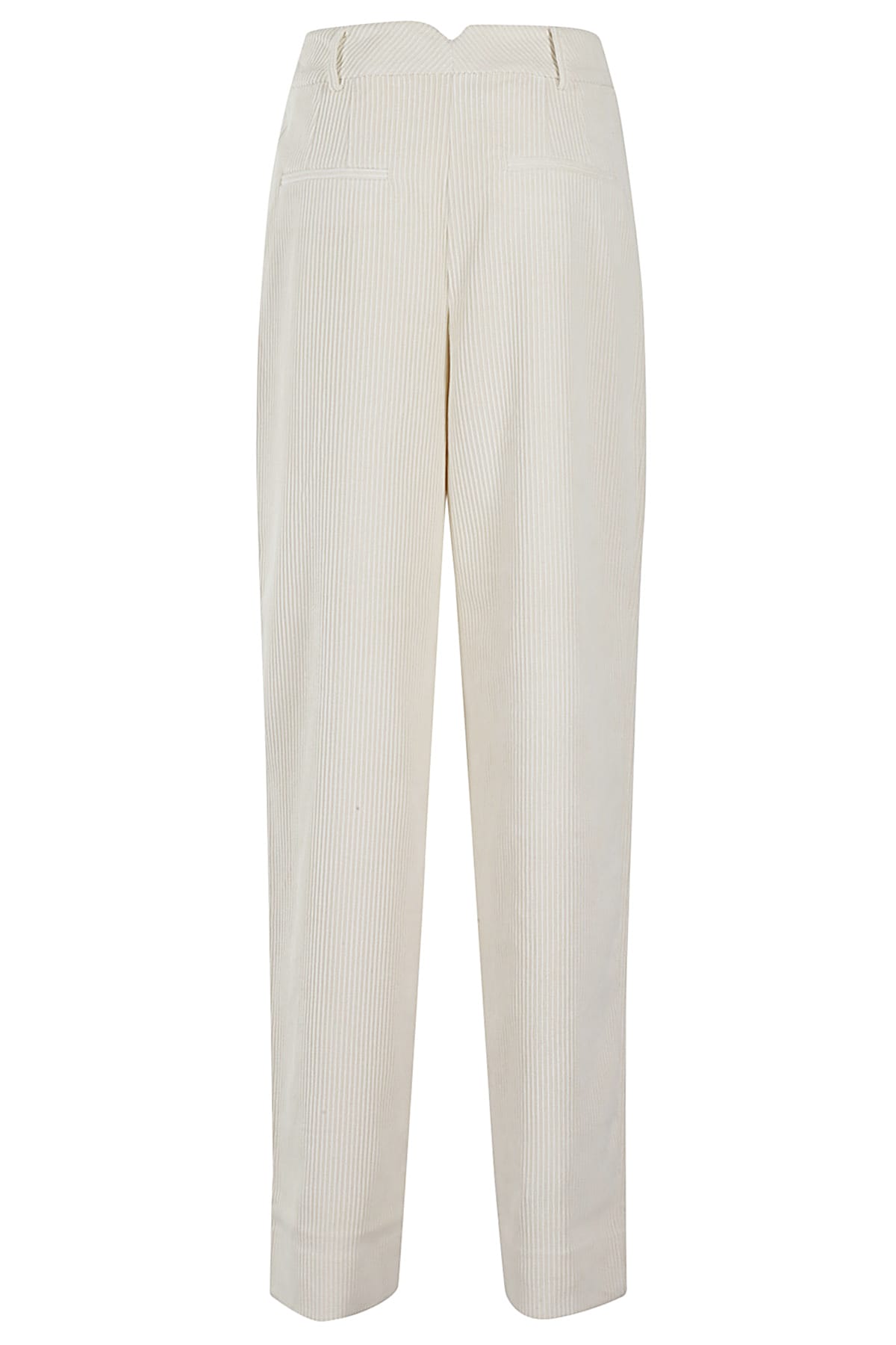 Shop Essentiel Antwerp Geranium Corduroy Pants In Off White