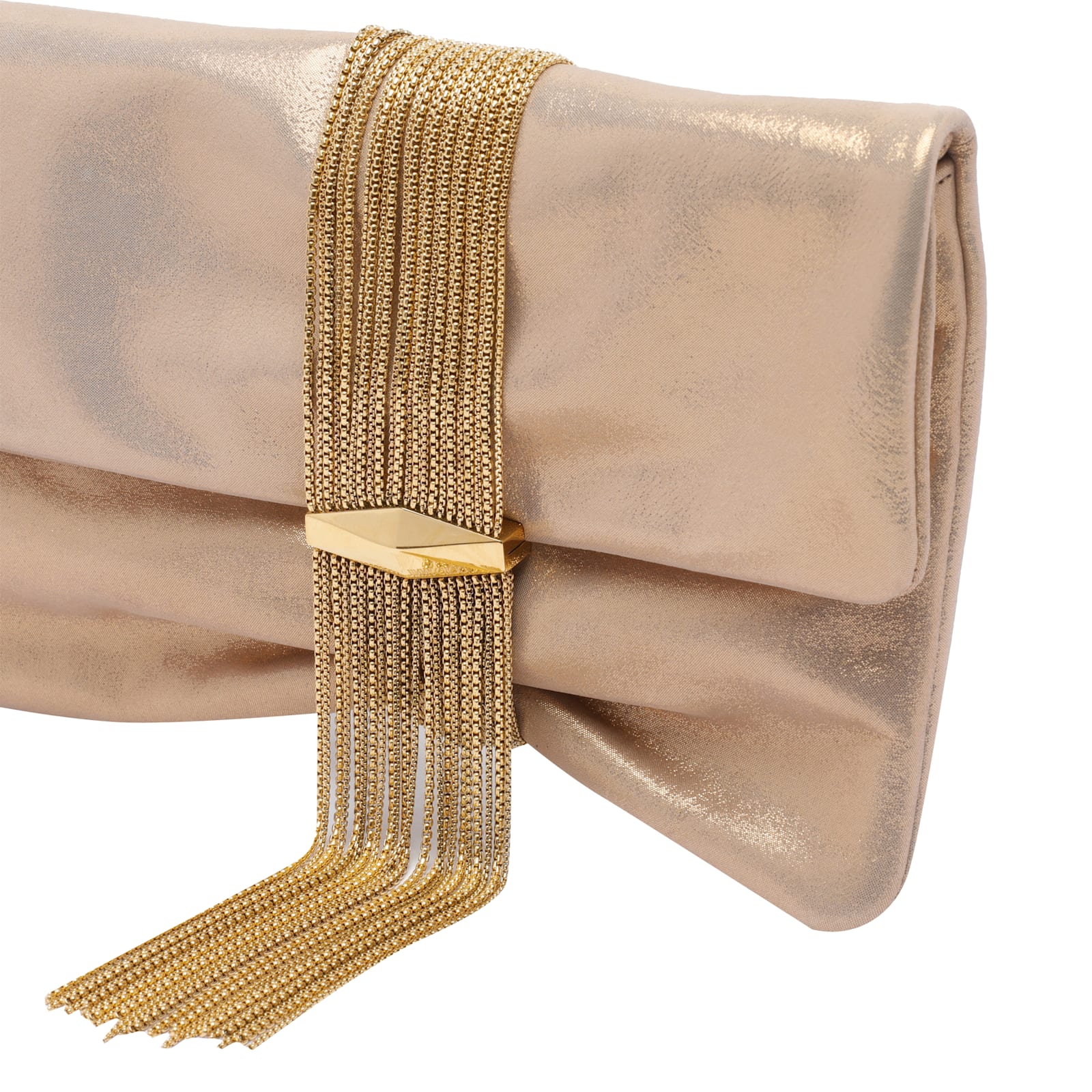 Jimmy Choo Zandra Small Embellished Suede Clutch