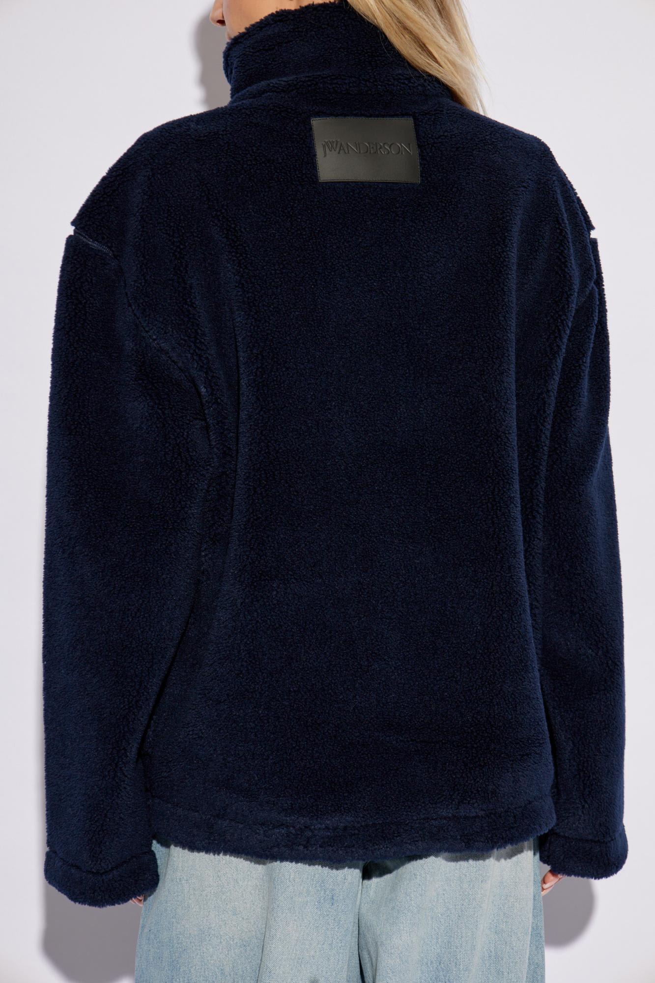 Jw Anderson Look Look Look Zip Front Jacket In Blue