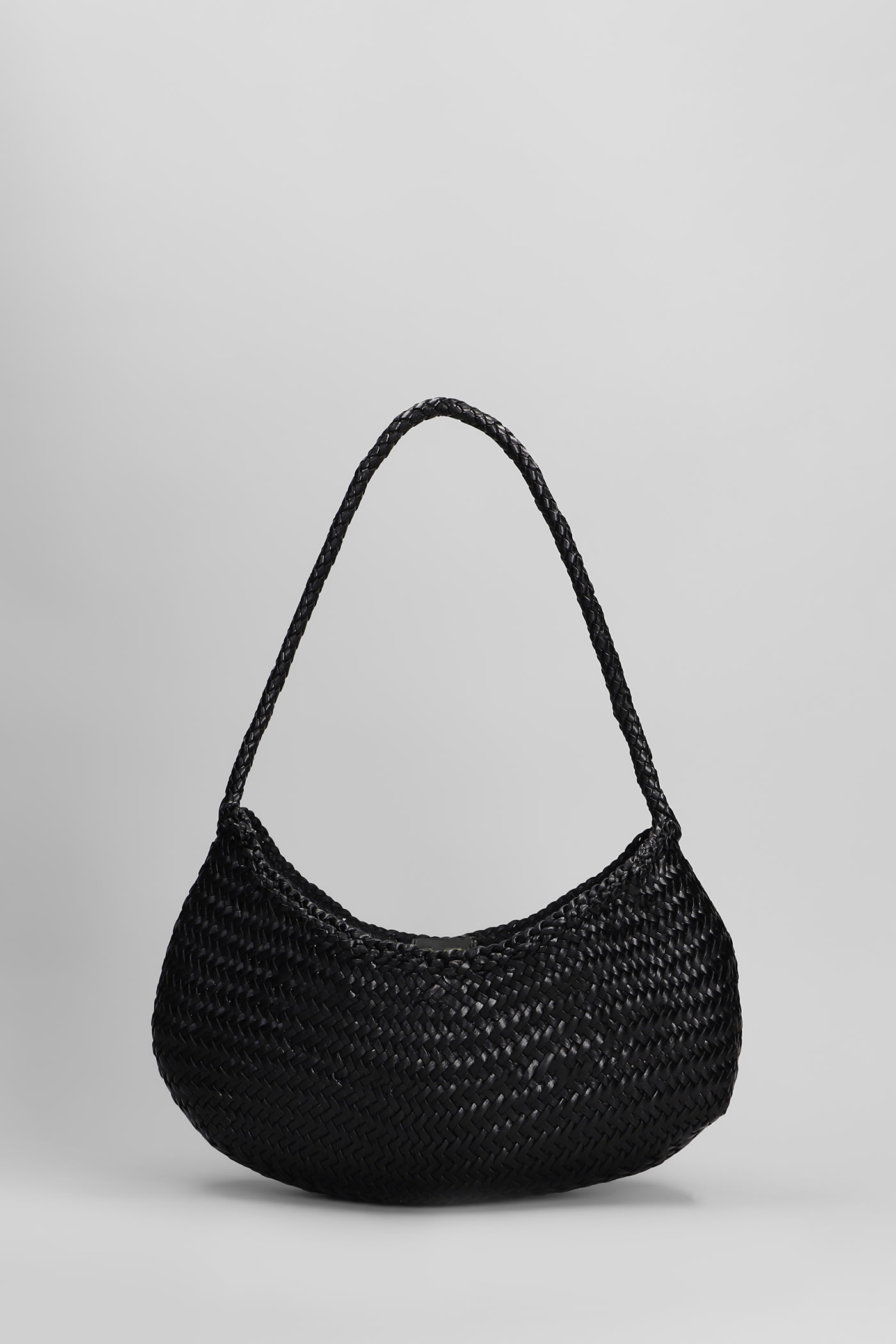 Nova Luna Hand Bag In Black Leather