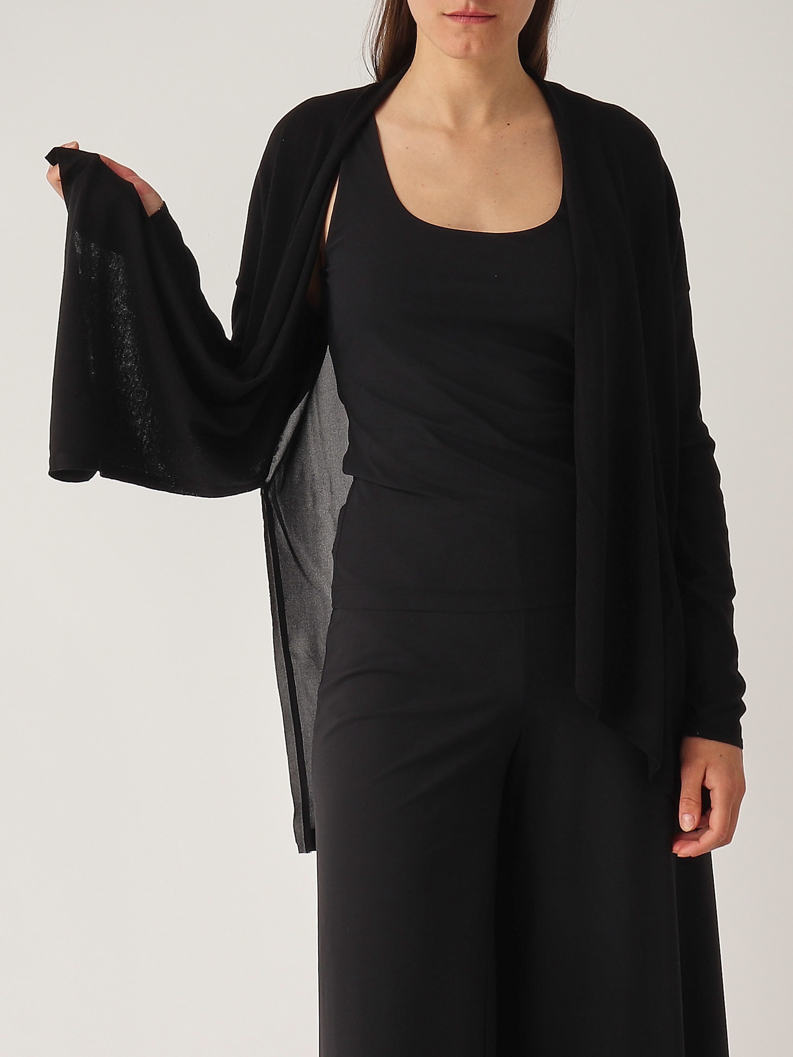 Maliparmi Seta Cardigan In Black