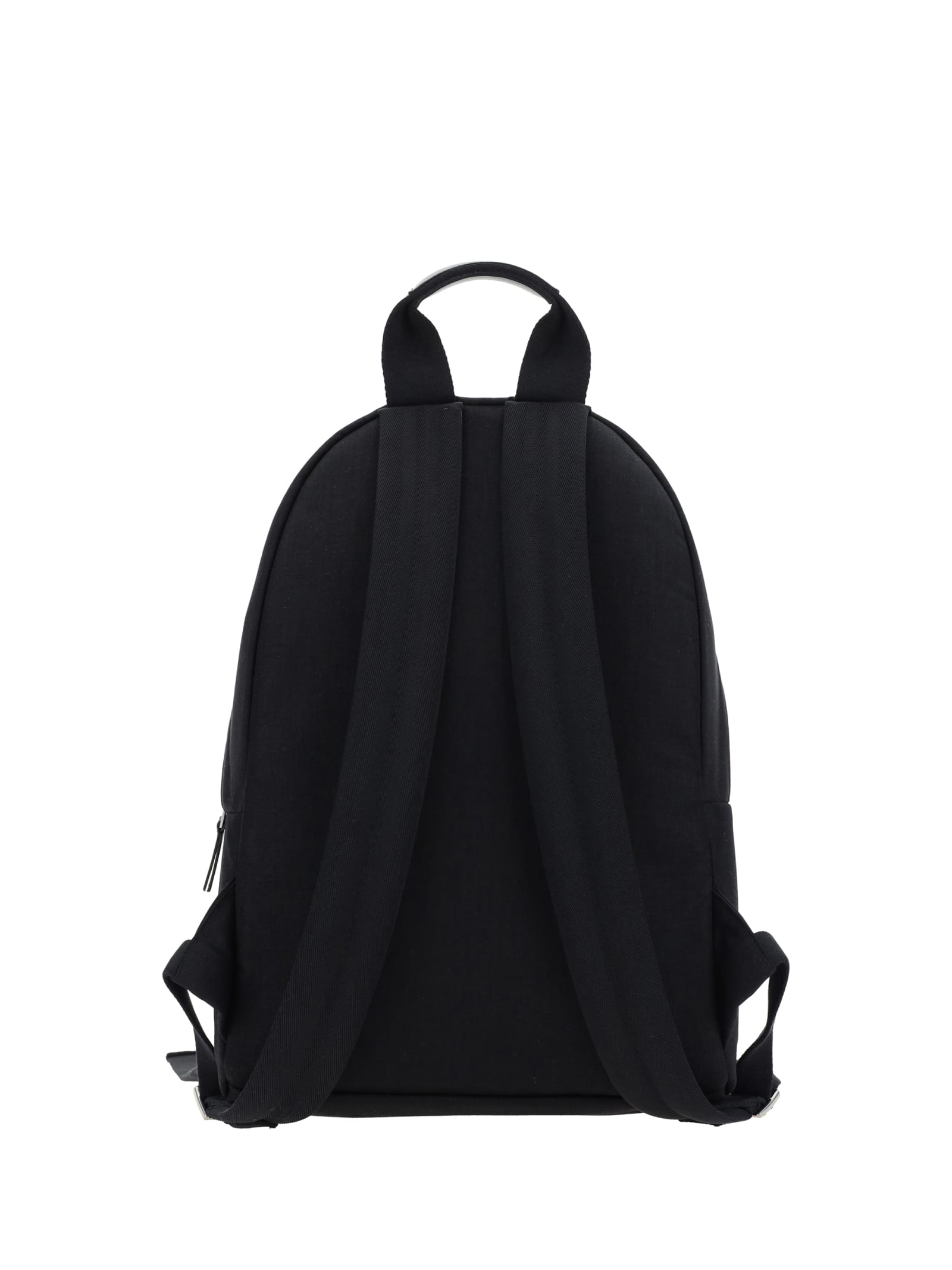 Shop Palm Angels Backpack In Black White
