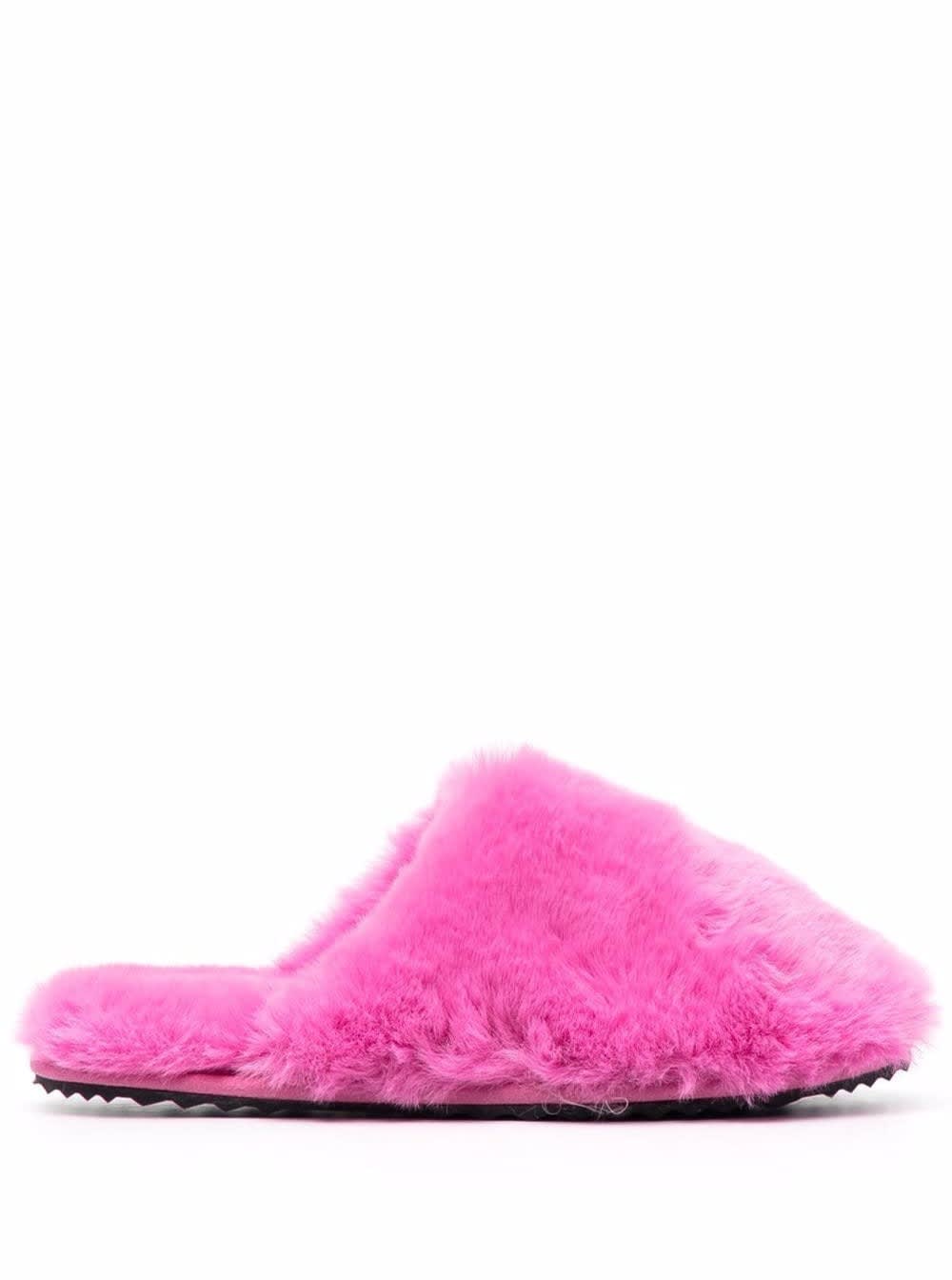 Apparis Melody Pink Ecological Fur Slippers