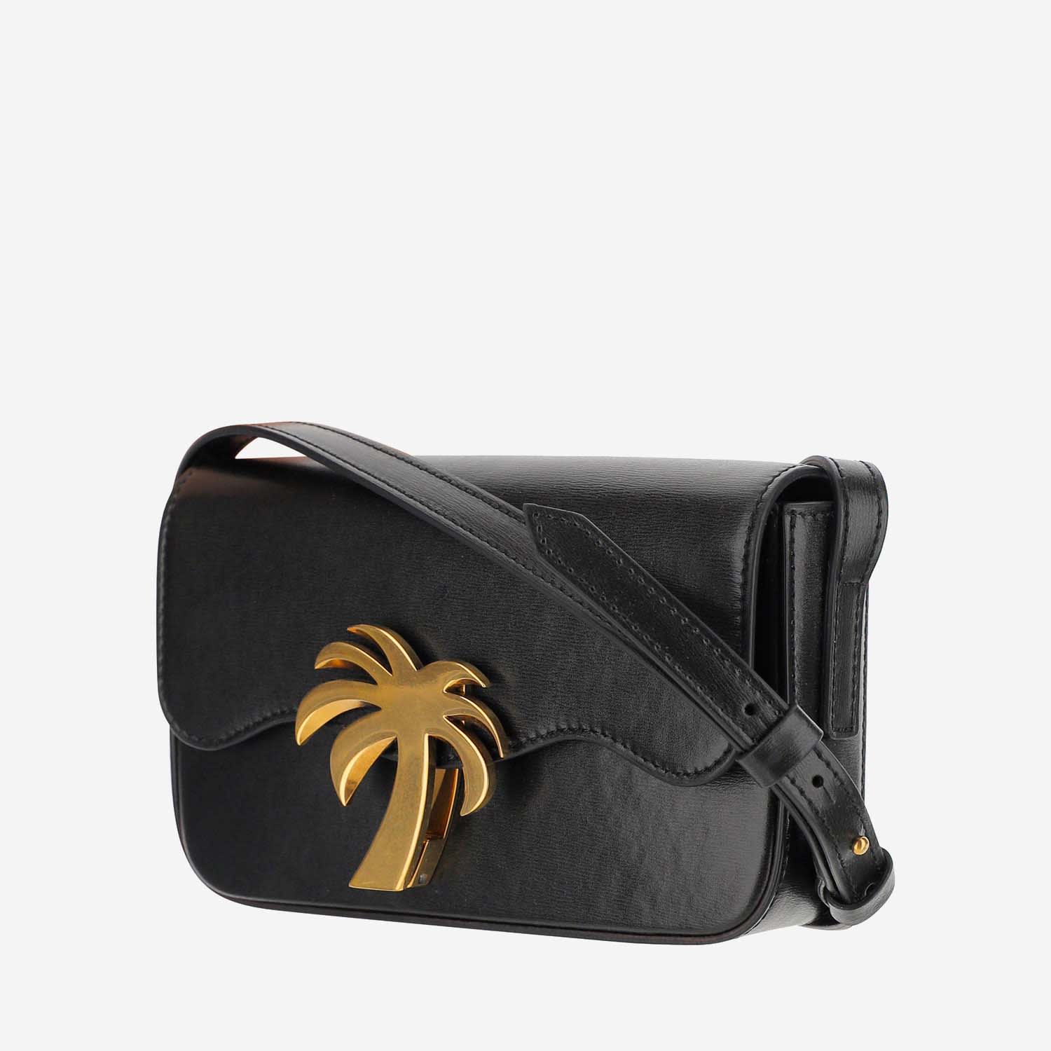 Palm Angels Palm Beach Shoulder Bag In Black