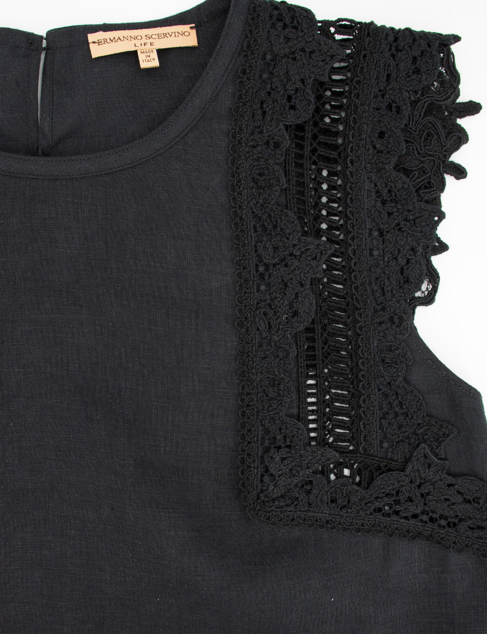 Shop Ermanno Scervino Top In Black