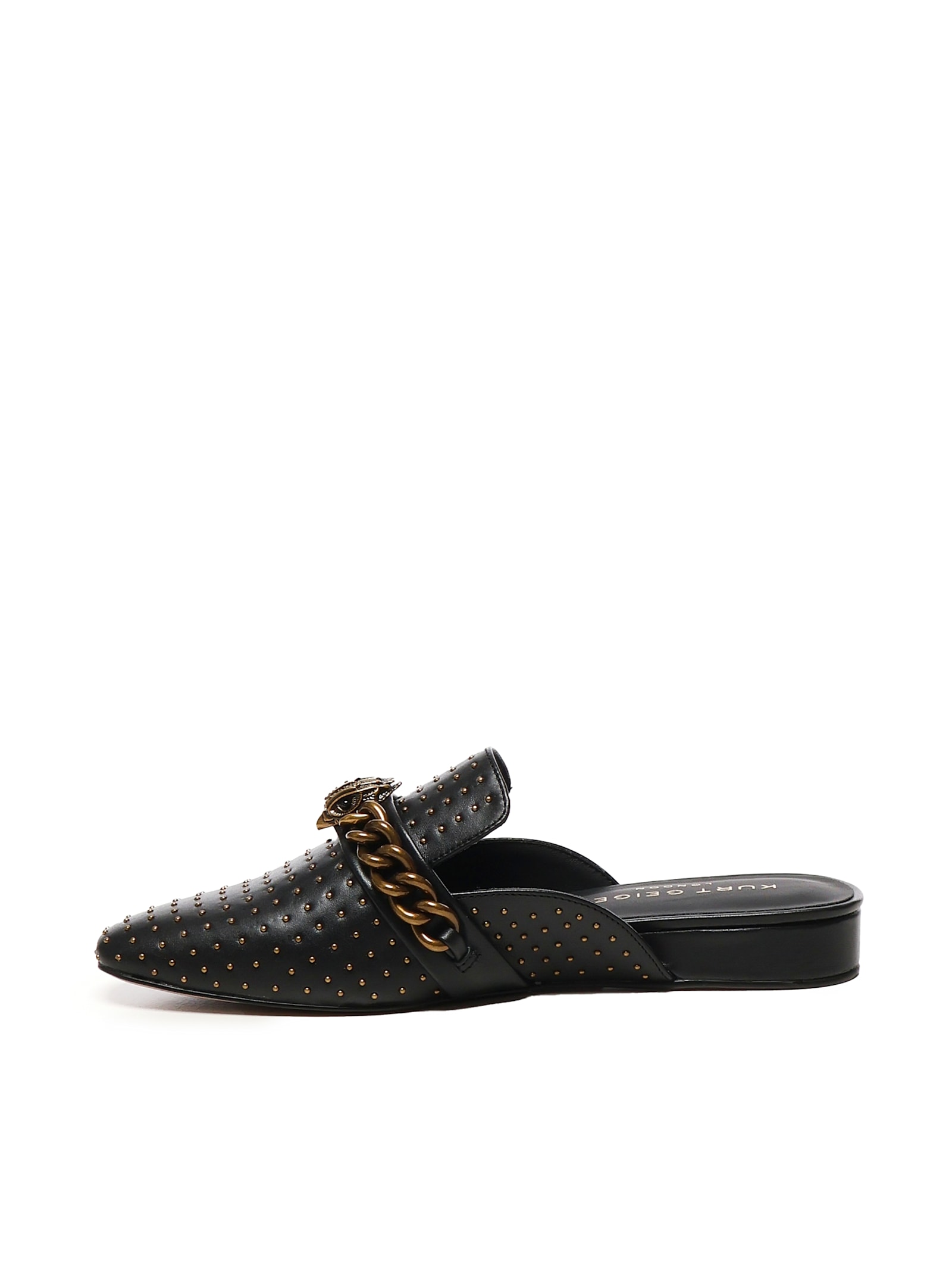 KURT GEIGER CHAIN DETAIL CHELSEA MULES
