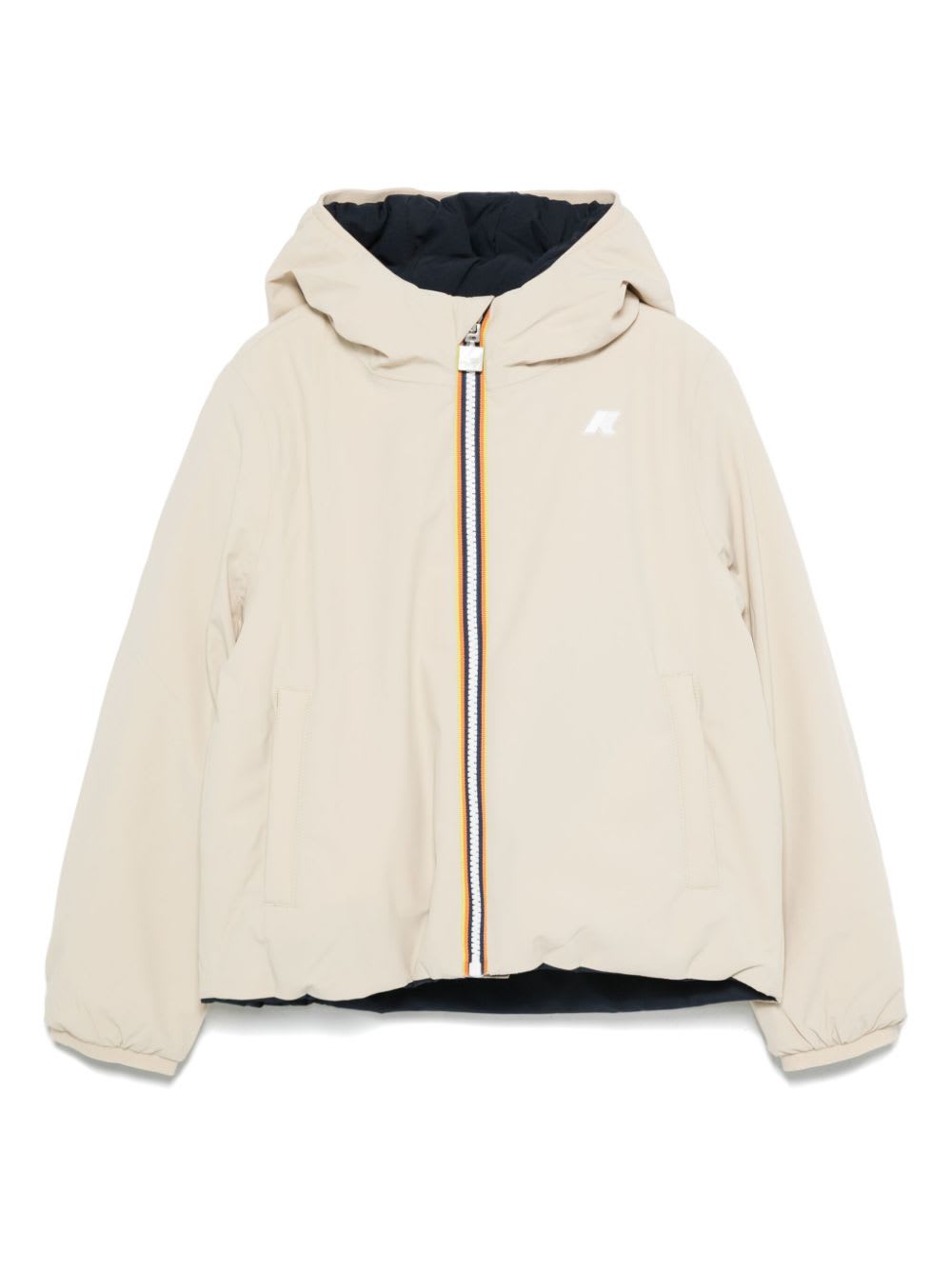 K-way P. Jack St Warm Double Jacket In Beige