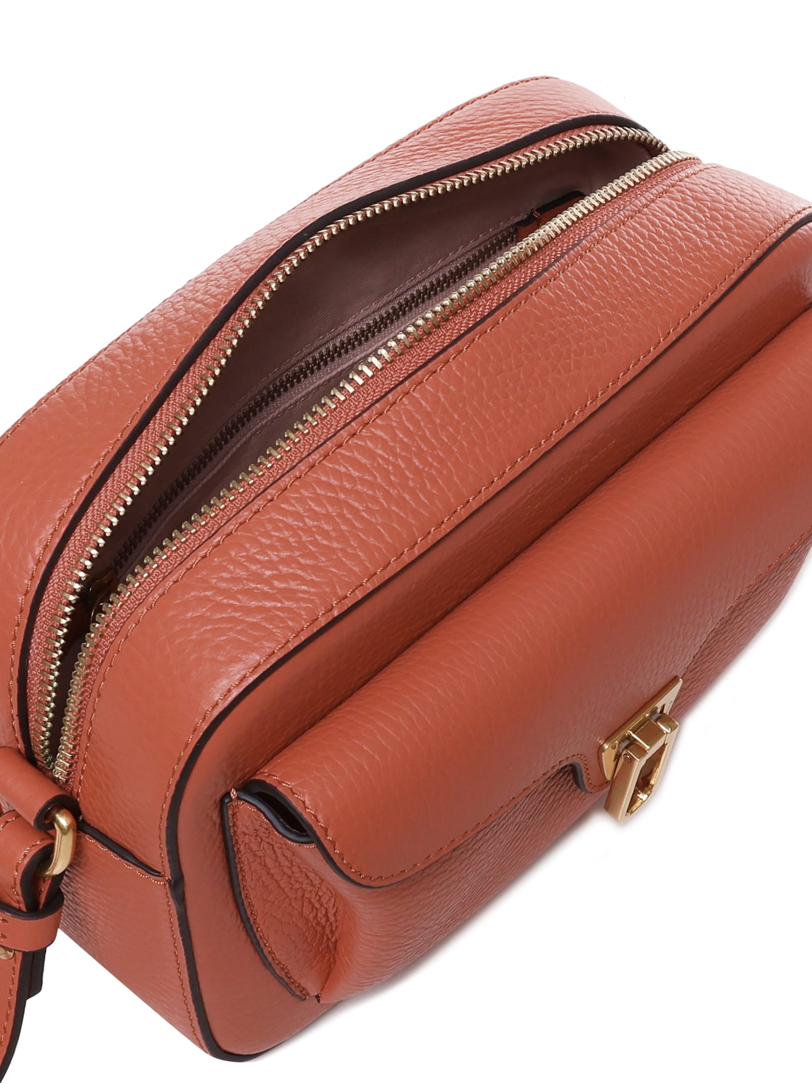 Shop Coccinelle Beat Camera Bag In Grenadine Red