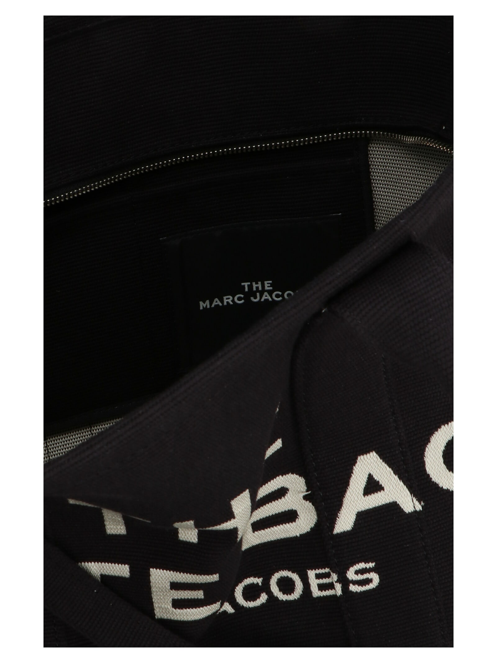 Shop Marc Jacobs Traveler Tote Shopping Bag In White/black