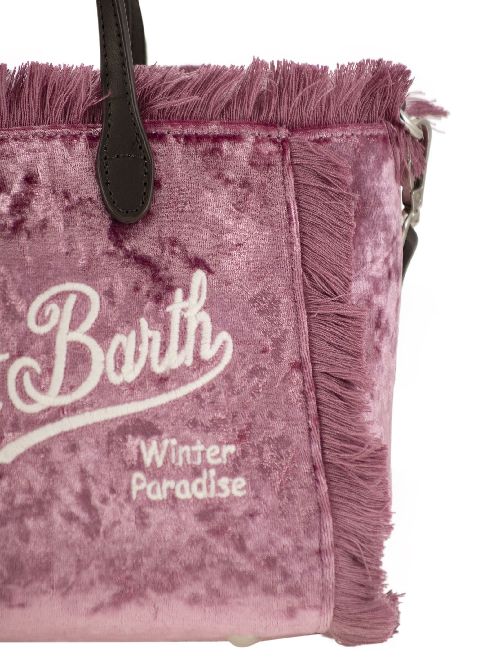 MC2 SAINT BARTH MINI VANITY BAG WITH BANGS AND EMBROIDERED LOGO