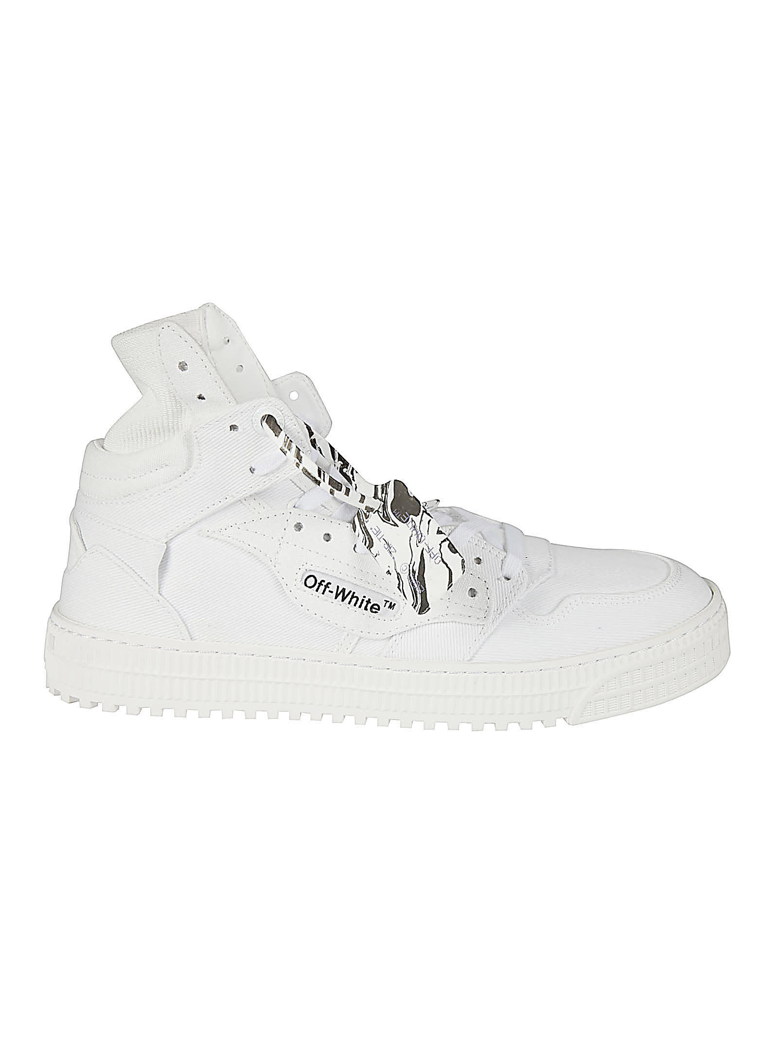 OFF-WHITE 3.0 OFF COURT CANVAS SNEAKERS,OMIA065R21FAB001 0101