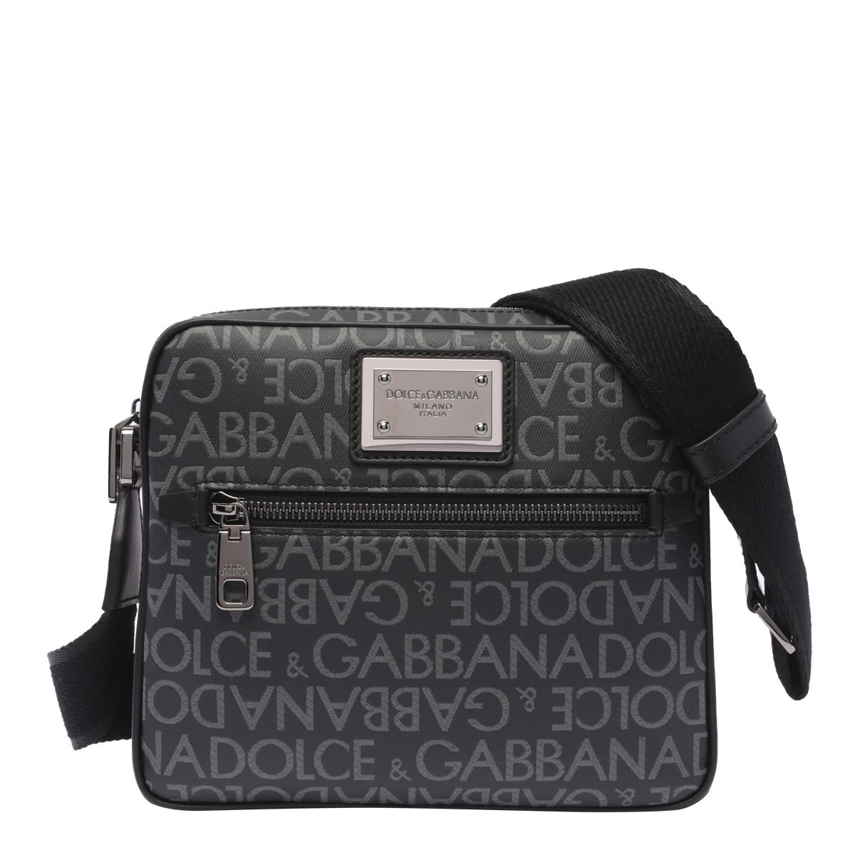 Shop Dolce & Gabbana Logo Messenger In Black