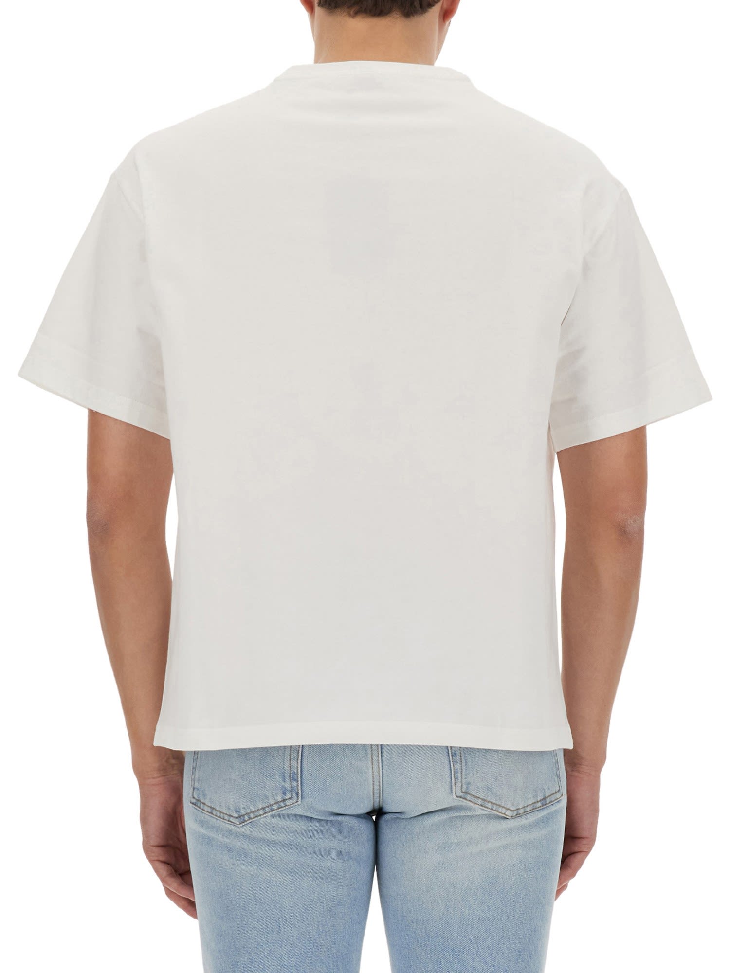 Shop Etro T-shirt With Logo In Bianco (white)