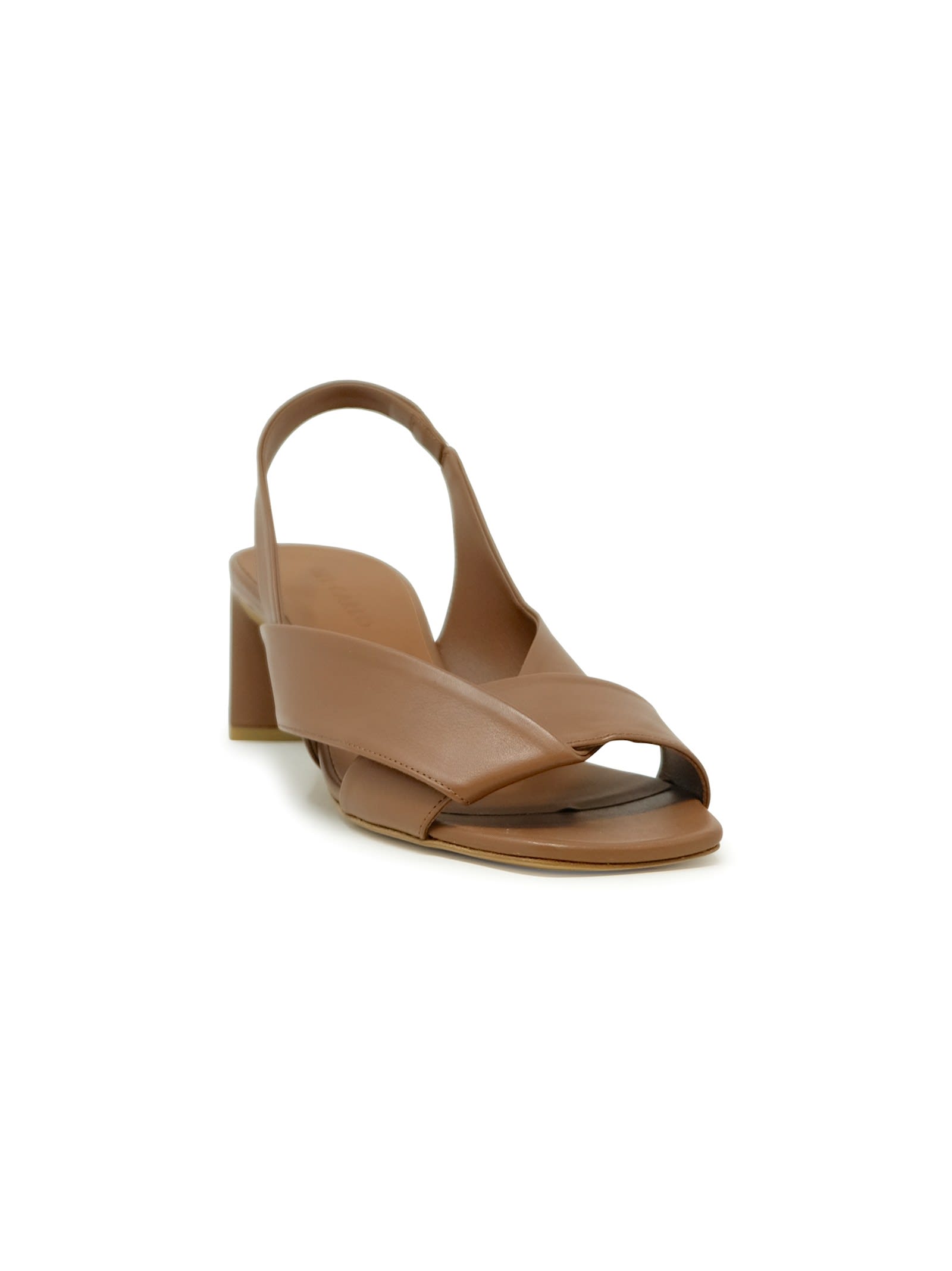 Shop Del Carlo Roberto Leather Sandals