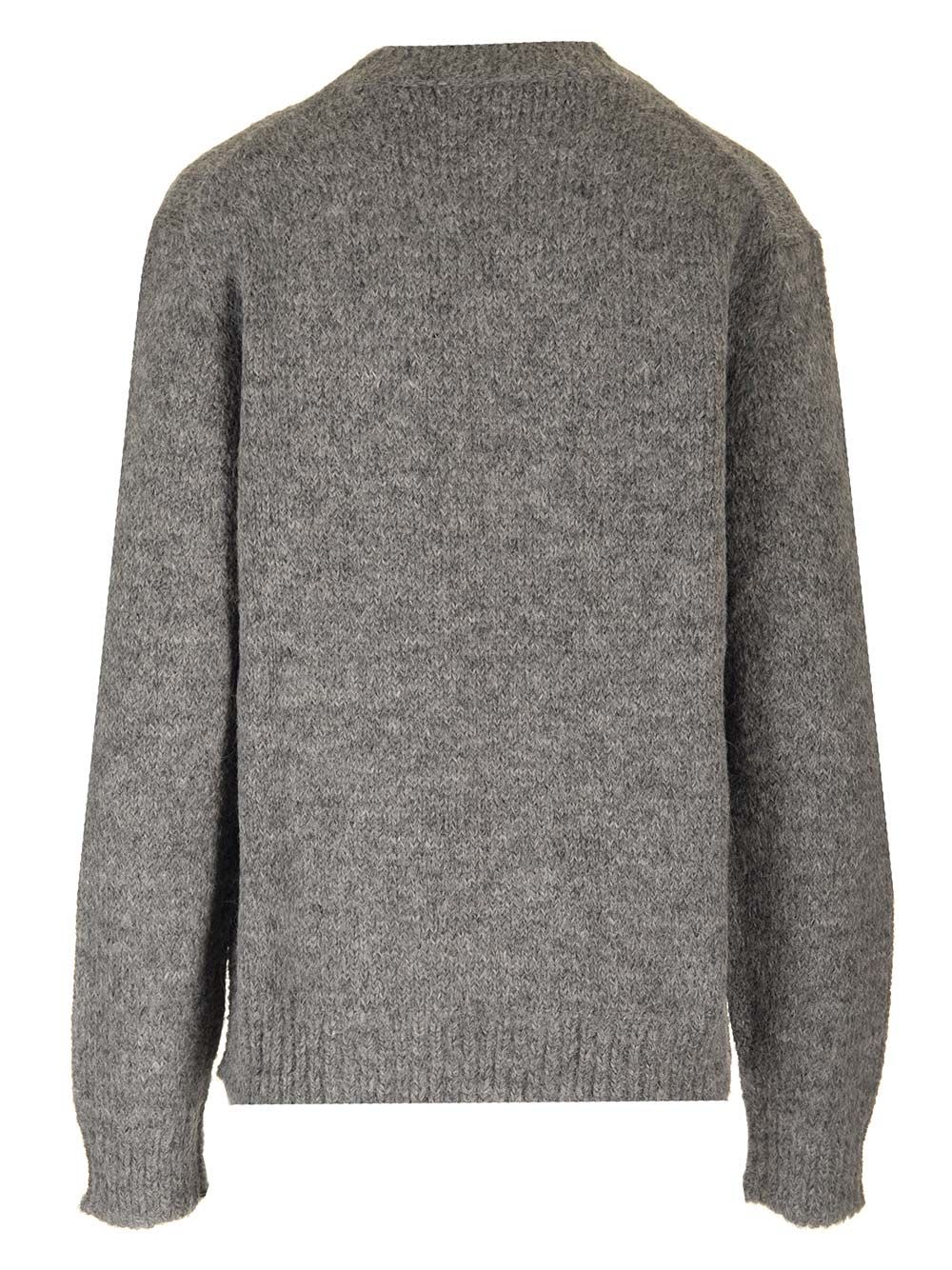 Shop Jil Sander Crewneck Sweater In Grey