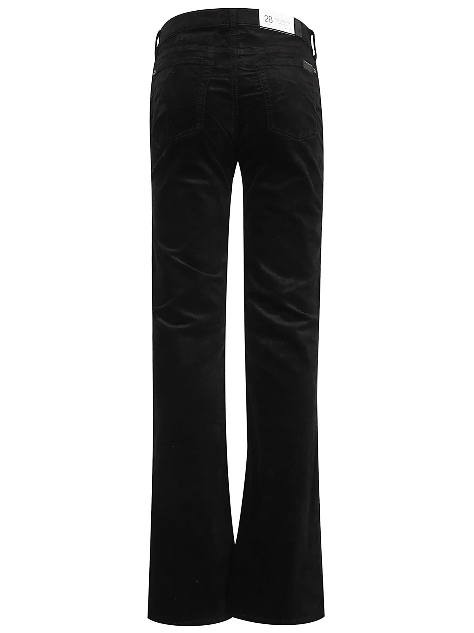 Shop 7 For All Mankind Hw Ali Velvet In Black