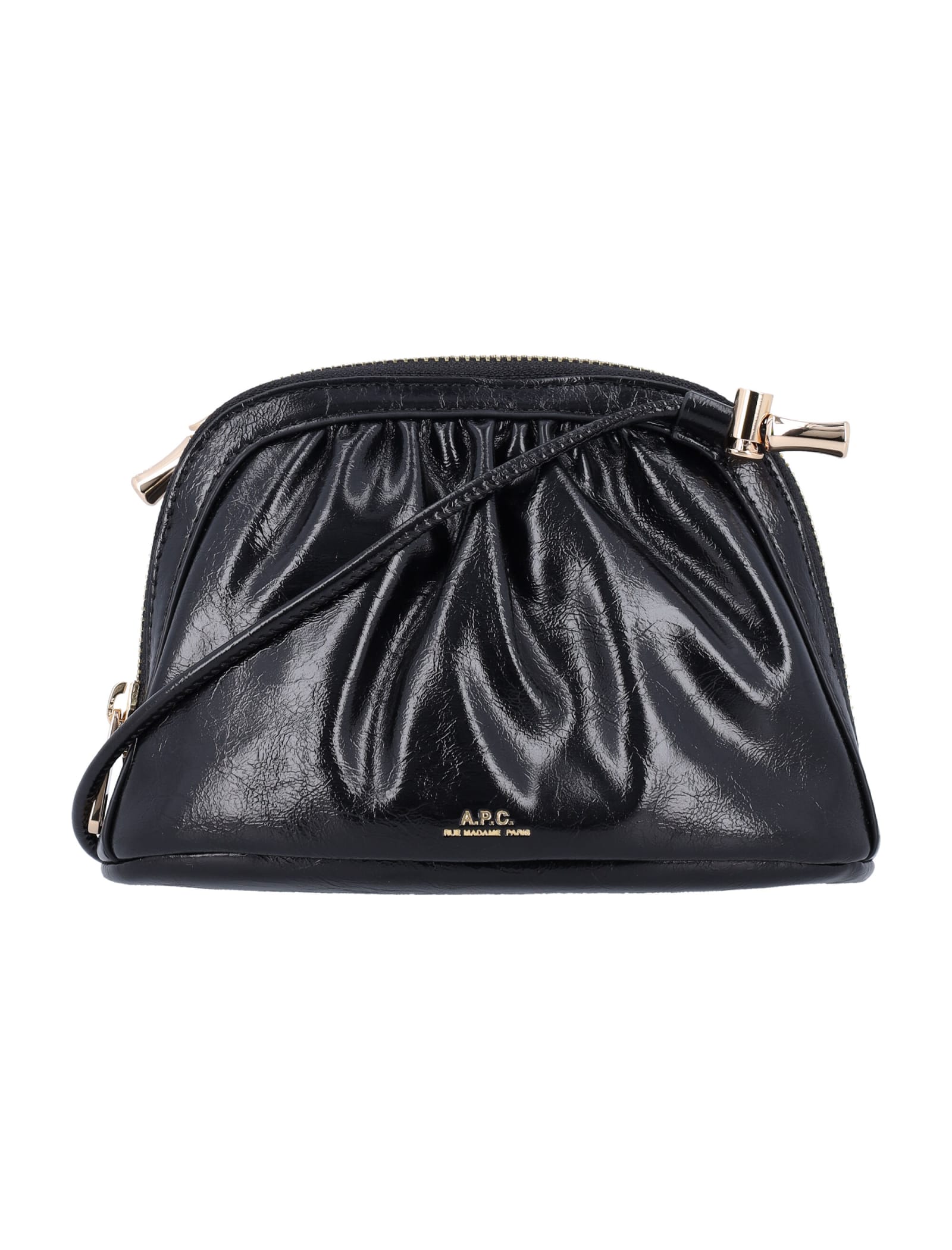 Shop Apc Ninon Small Bag In Black