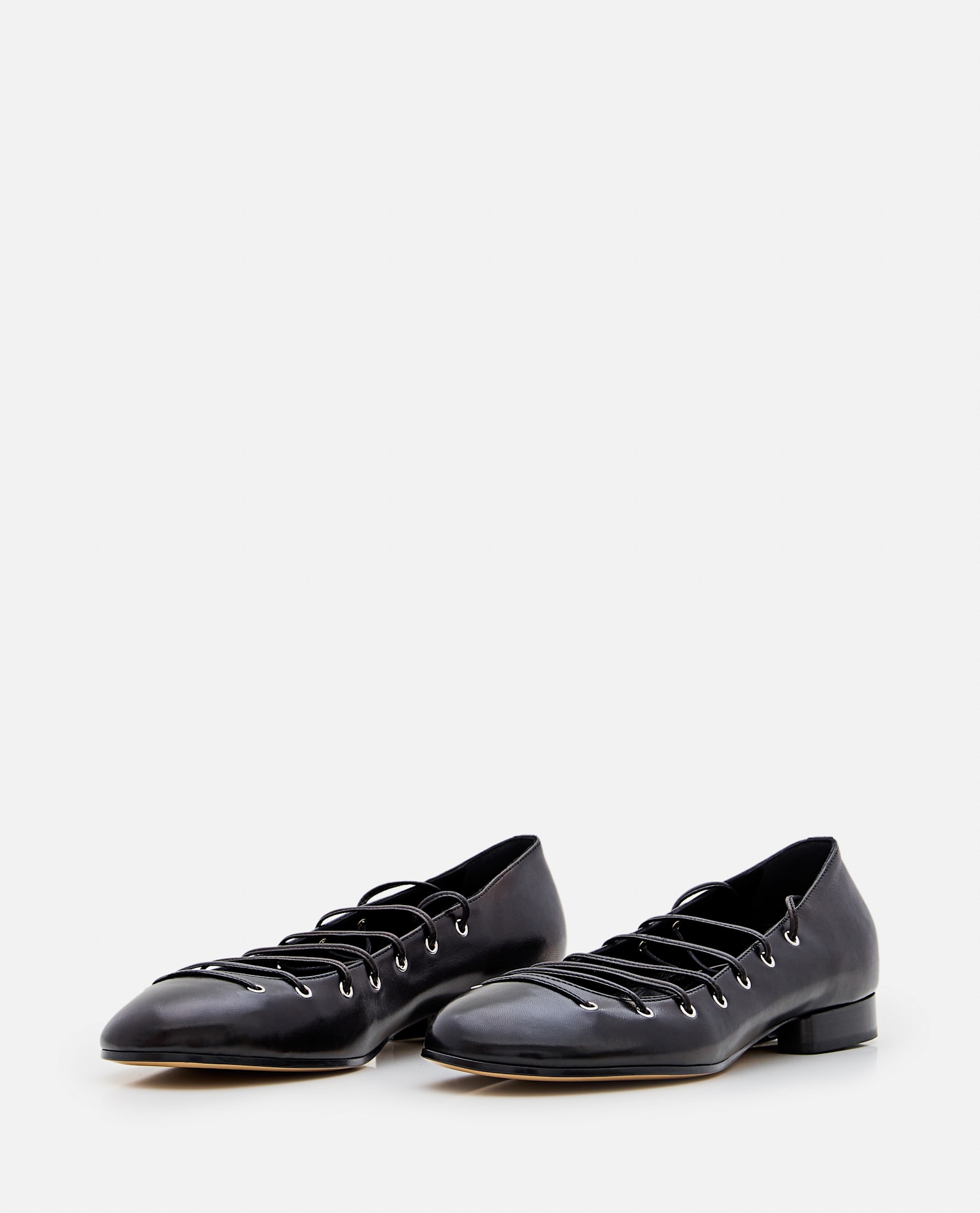 Durazzi Milano Ballerina Cross Over Laces In Black