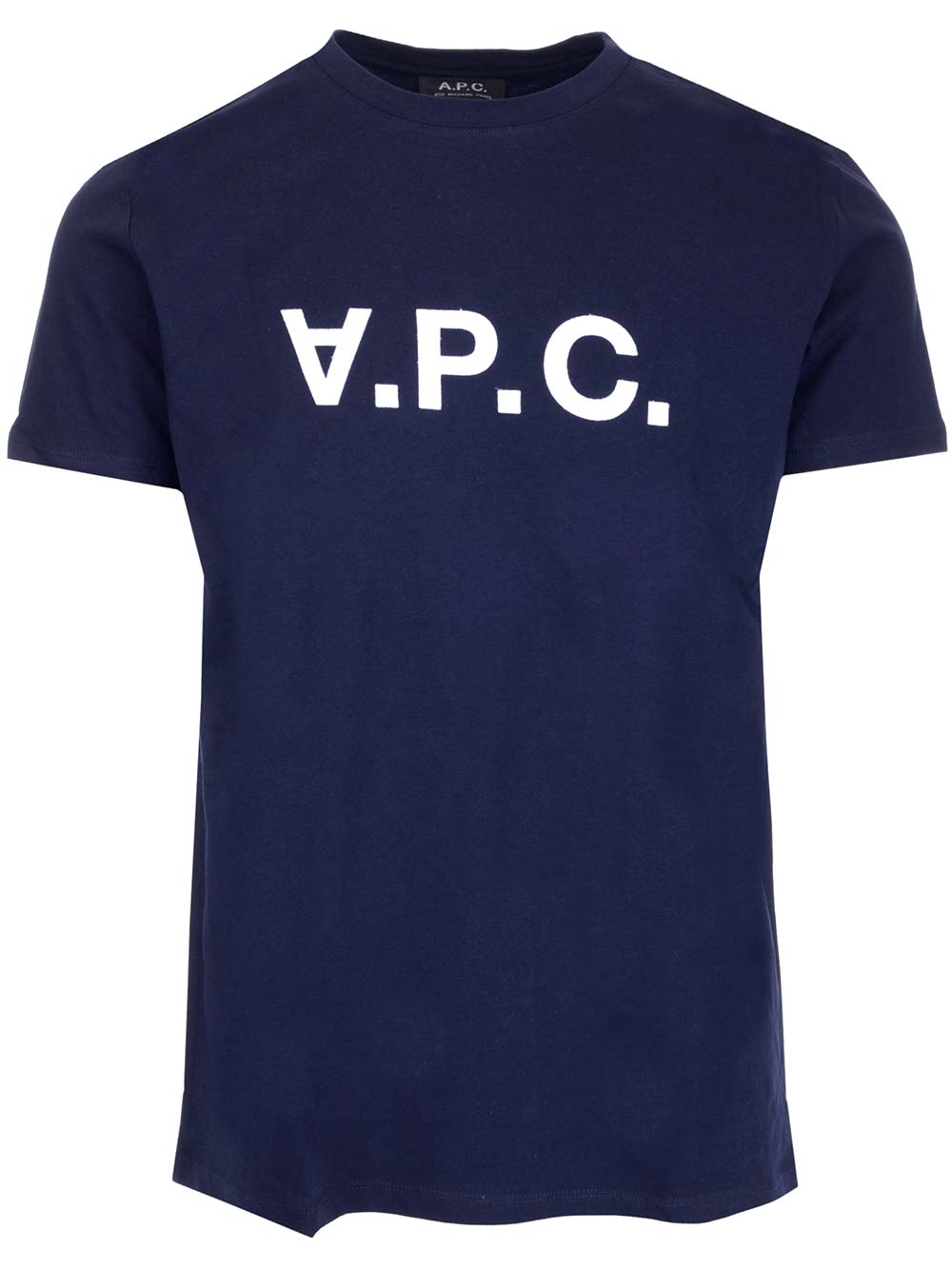 Apc T-shirt With Logo In Blue