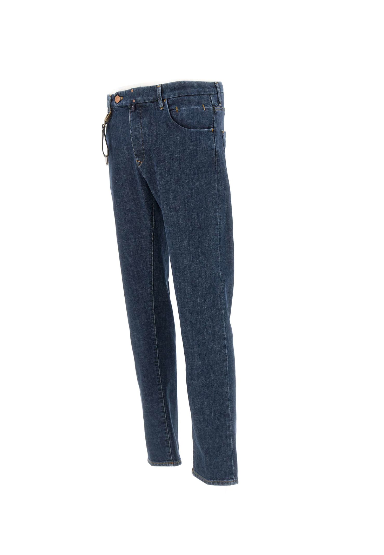 Shop Incotex Blue Division Jeans In Denim