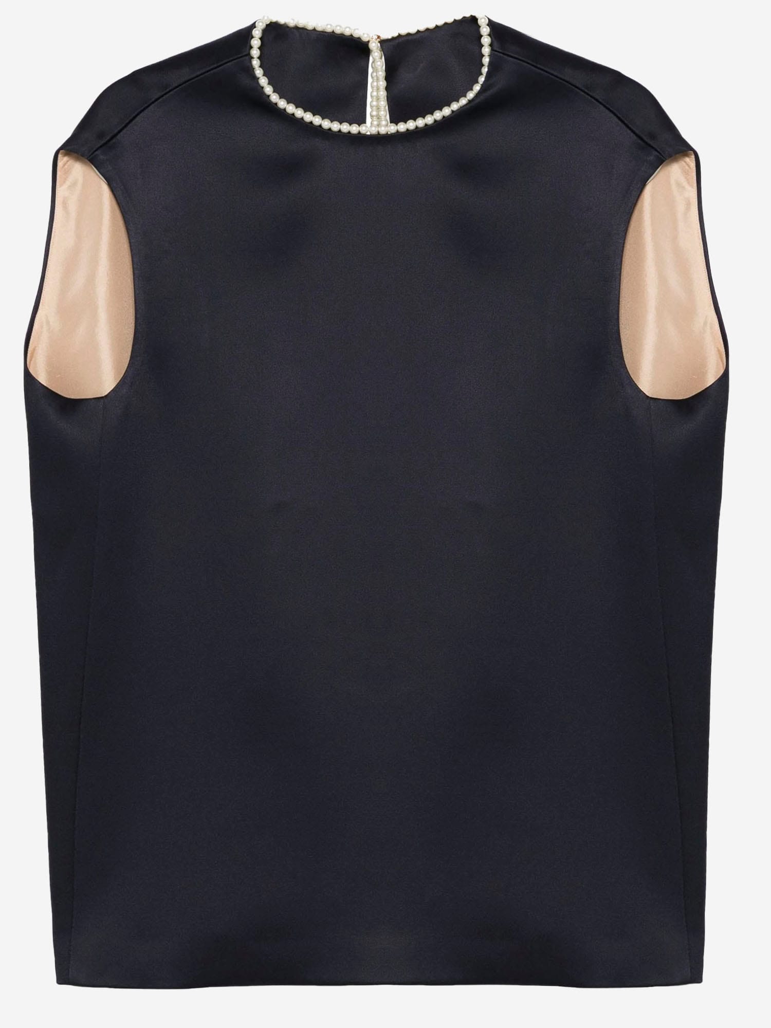 CARVEN COCOON TOP IN DOUBLE SATIN