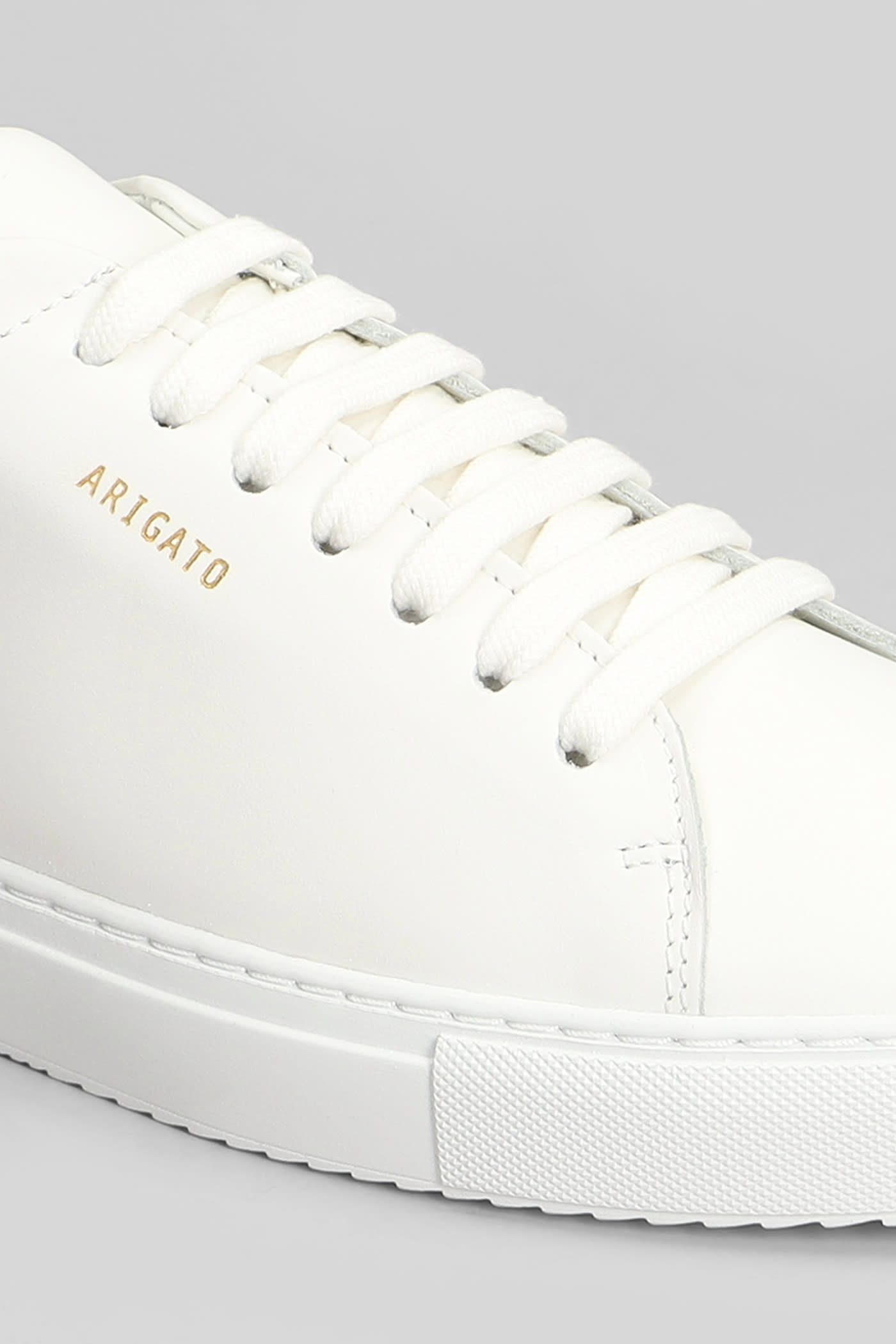 Axel Arigato Clean 90 Sneakers In White Leather In Multi