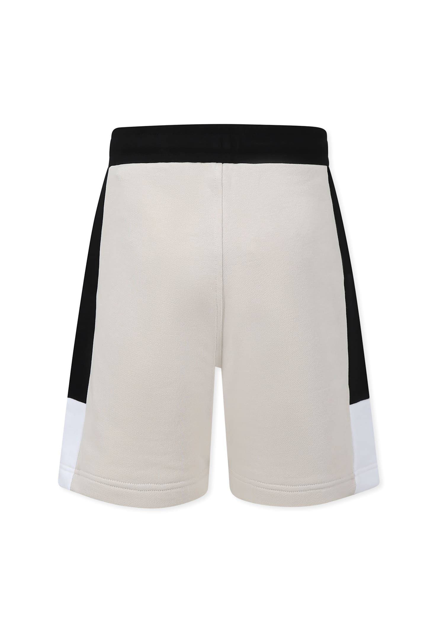 Hugo Boss Beige Shorts For Boy With Logo In Beige