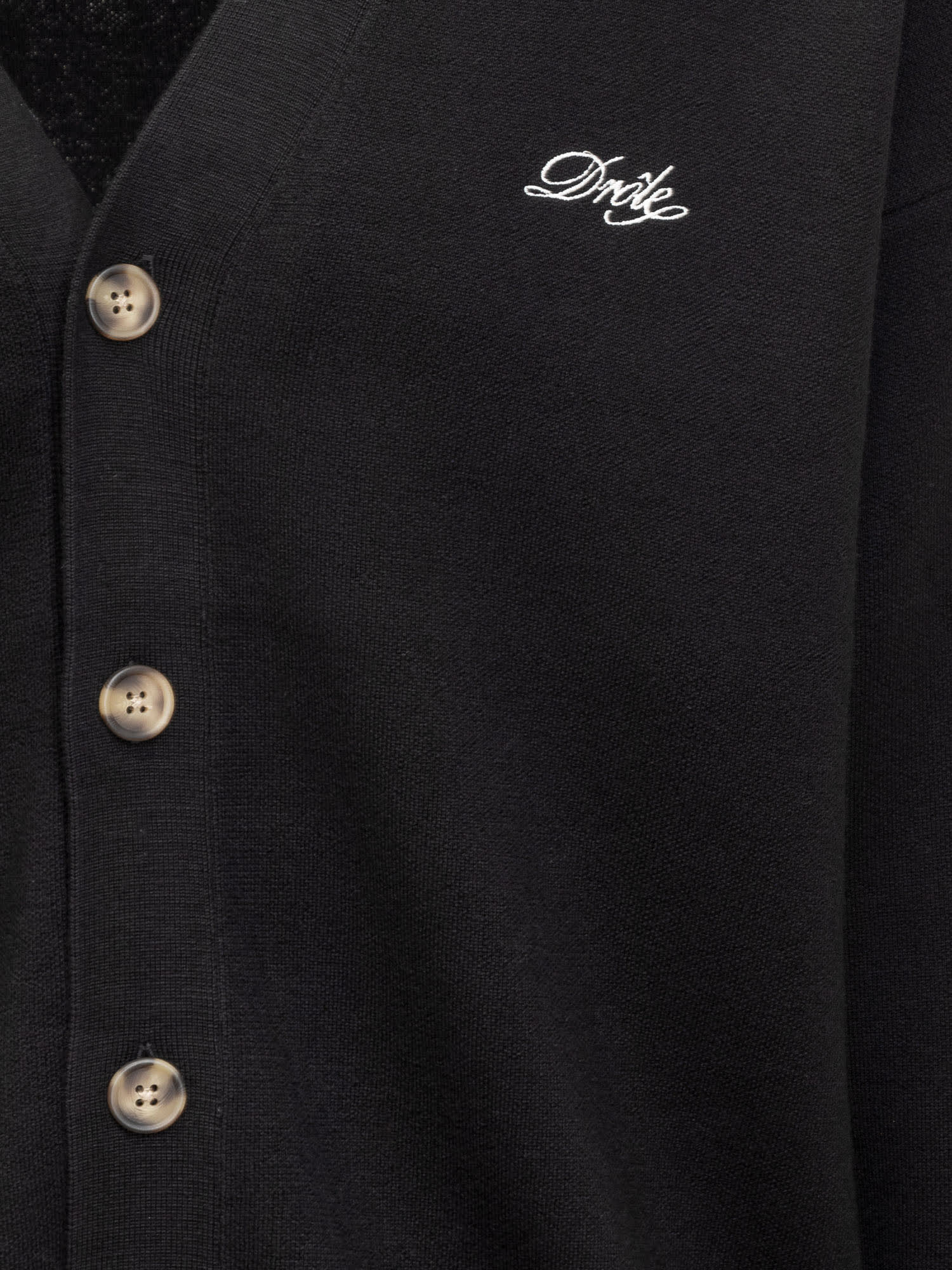 Shop Drôle De Monsieur Drole Cardigan In Black