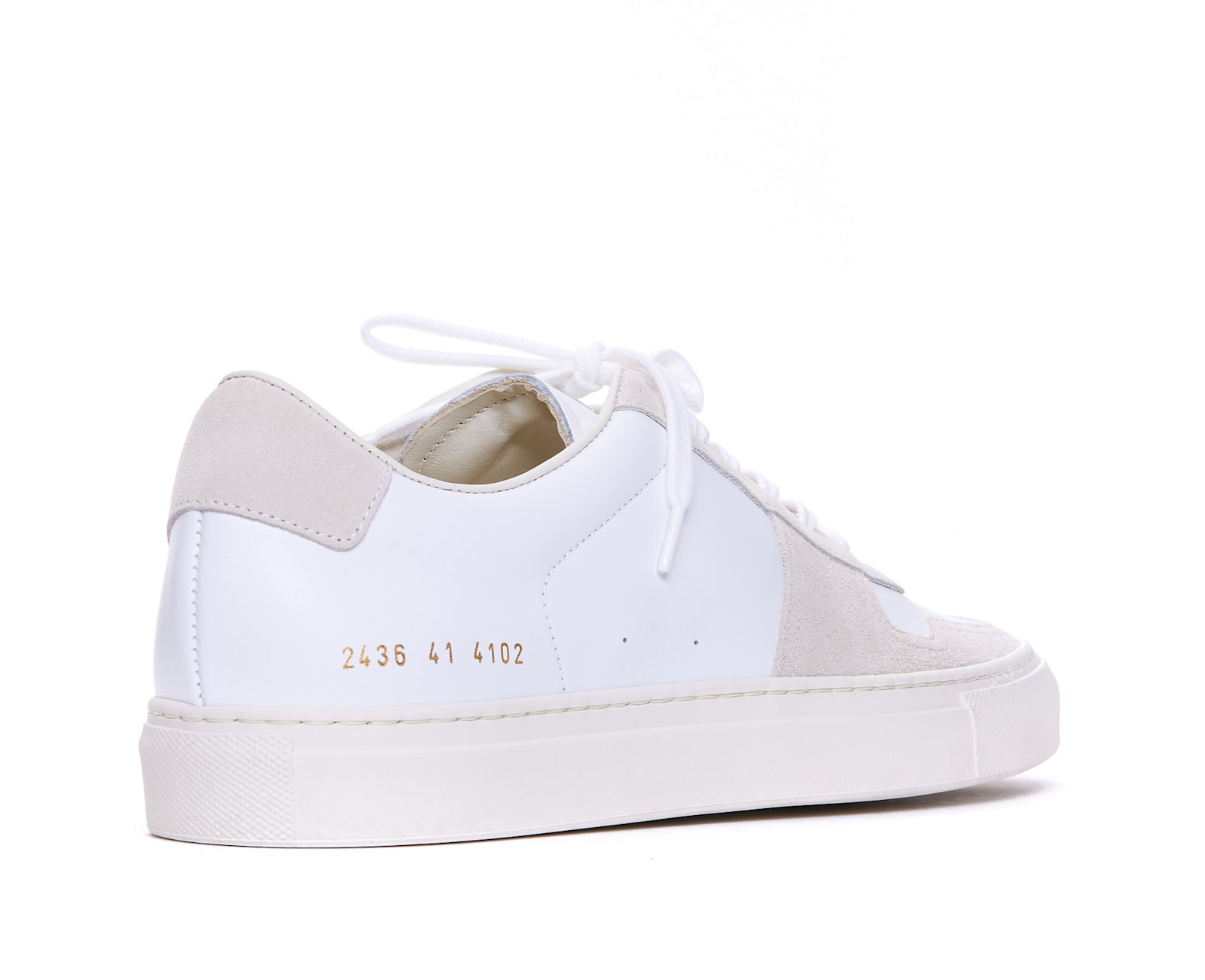 Shop Common Projects Bball Duo Sneakers In White