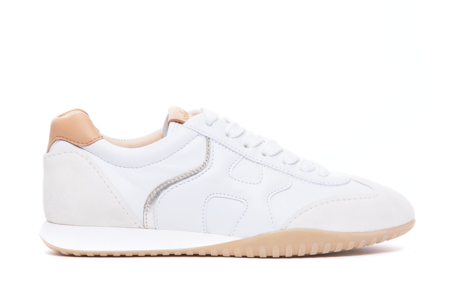 Shop Hogan Olympia - Z Sneakers In Sre Bianco Cuoio