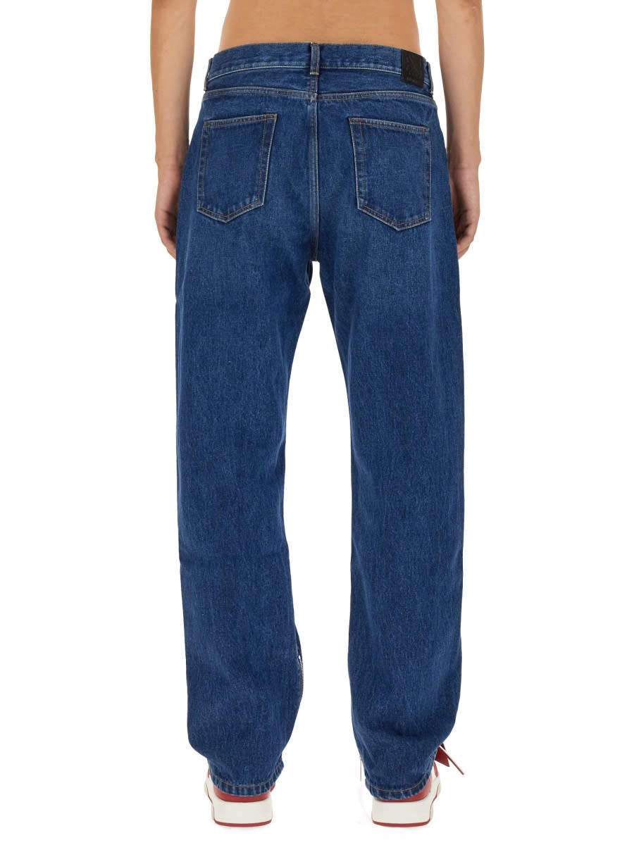 Shop Off-white Skate Fit Jeans In Denim