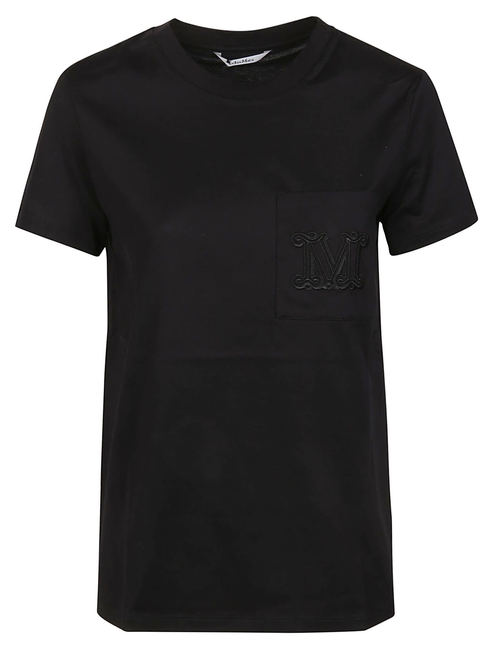 Max Mara "papaya" T-shirt In Nero
