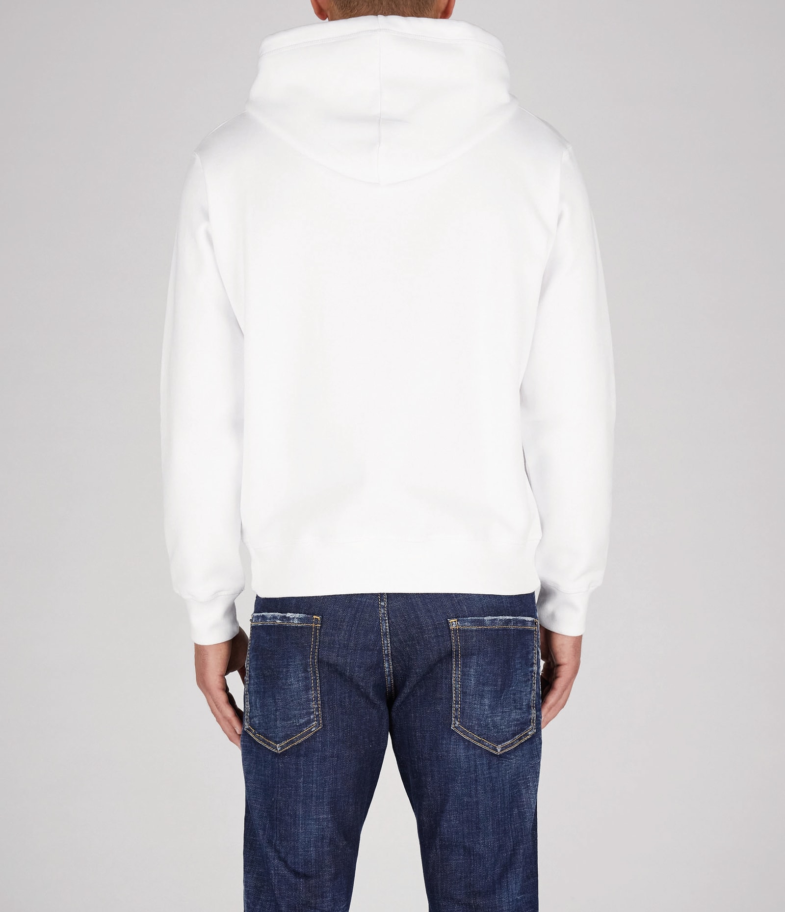 Shop Dsquared2 Sweatshirt In White-black