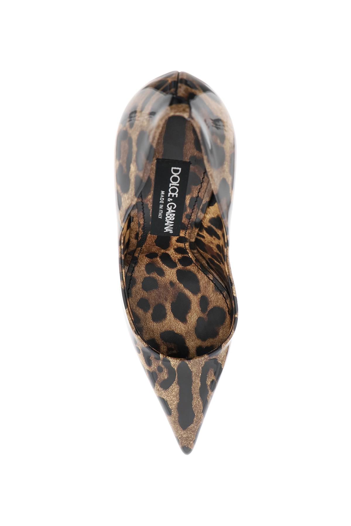 Shop Dolce & Gabbana Animal-print Pumps In Brown