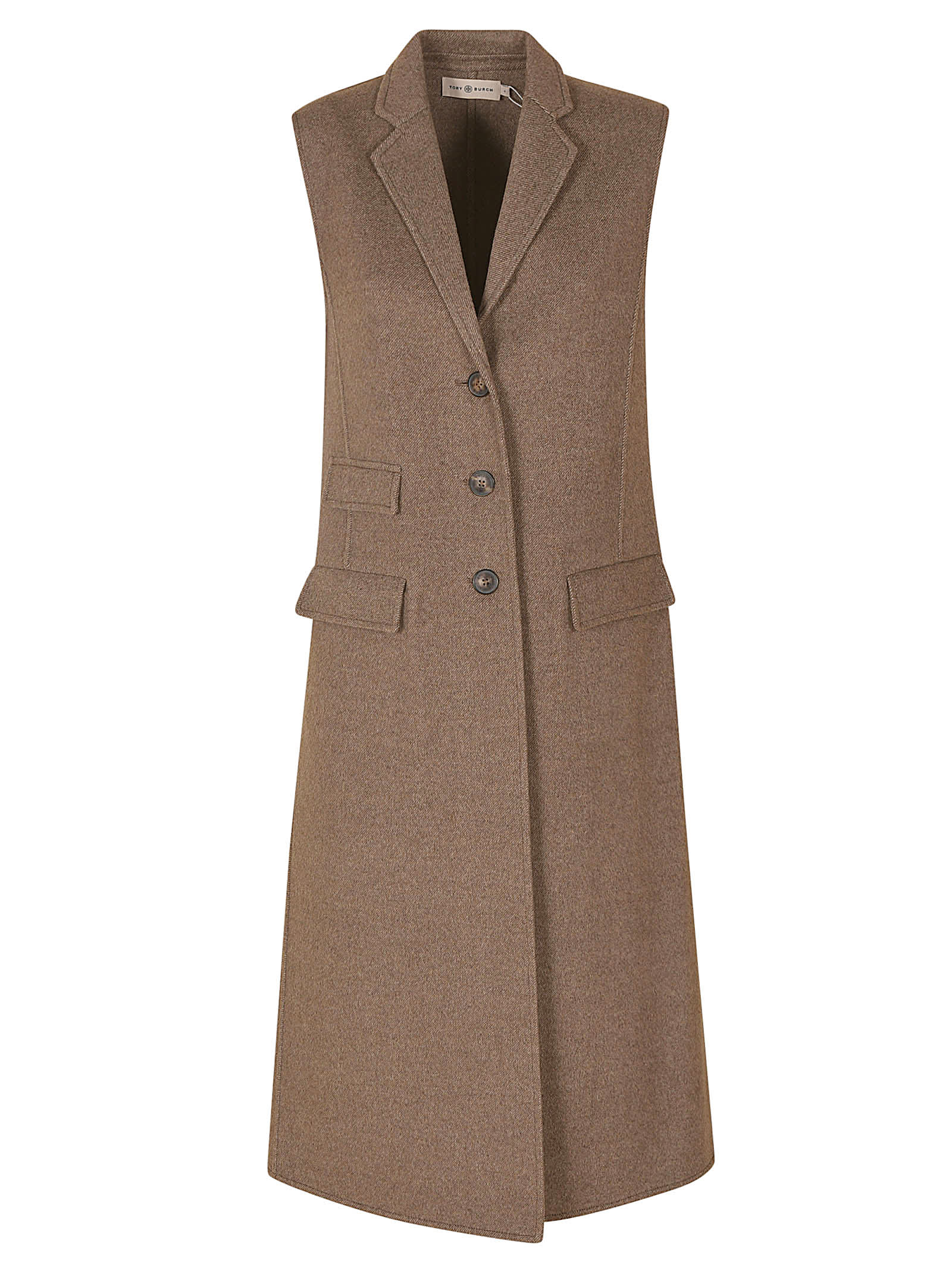 Tory Burch Double-faced Wool Tailored Vest