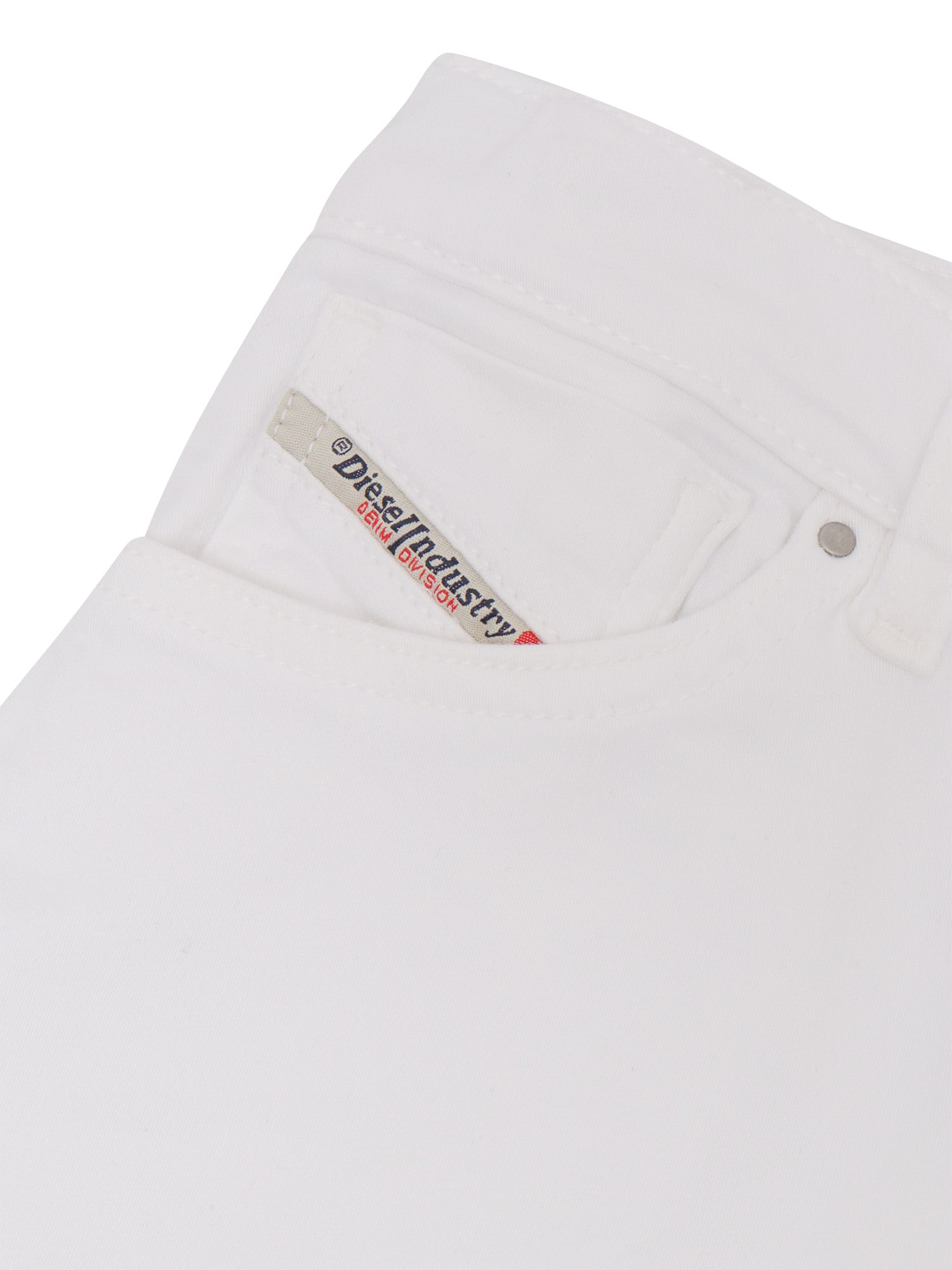 Shop Diesel Jeans Aderenti Da Bambino In White