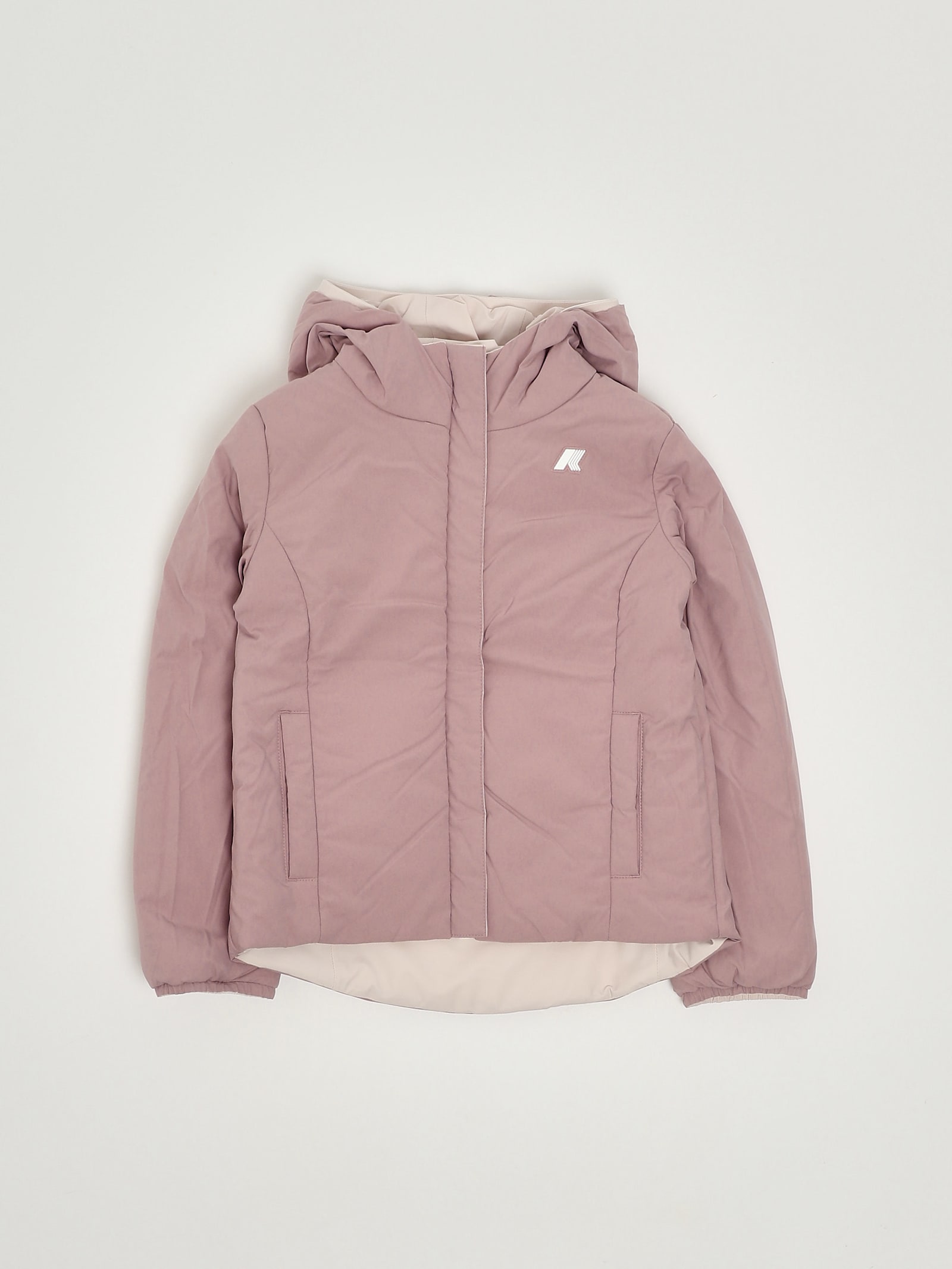 K-way Lily Warm Double Jacket In Animal Print