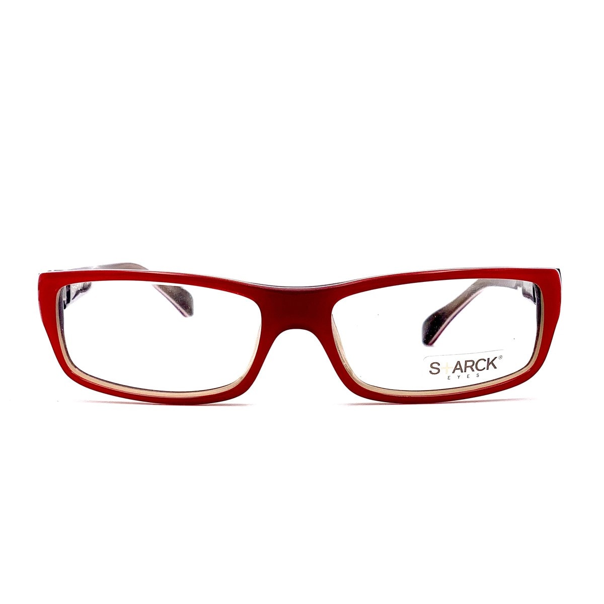 Shop Philippe Starck P0501 Glasses In Rosso