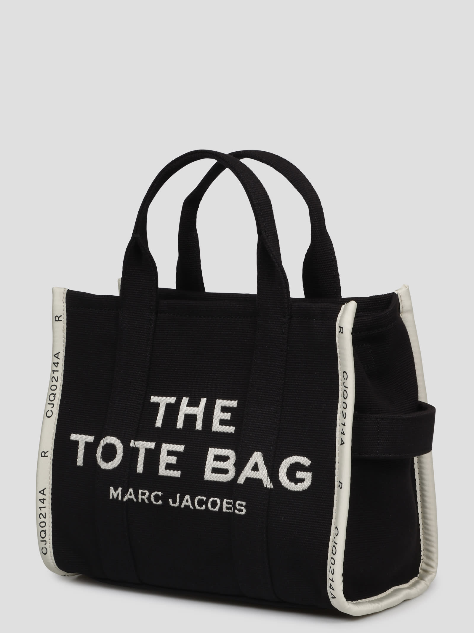 Shop Marc Jacobs The Jacquard Medium Tote Bag In Black