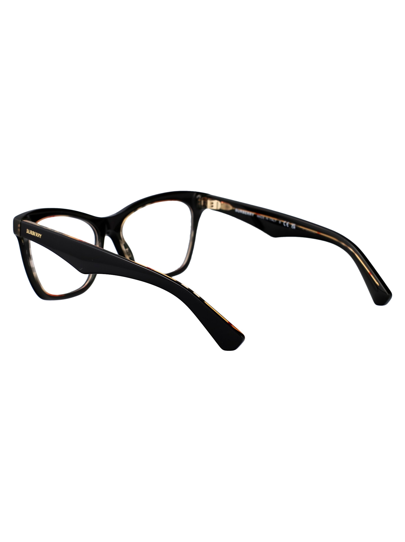 Burberry Eyewear Round-frame Glasses In Black