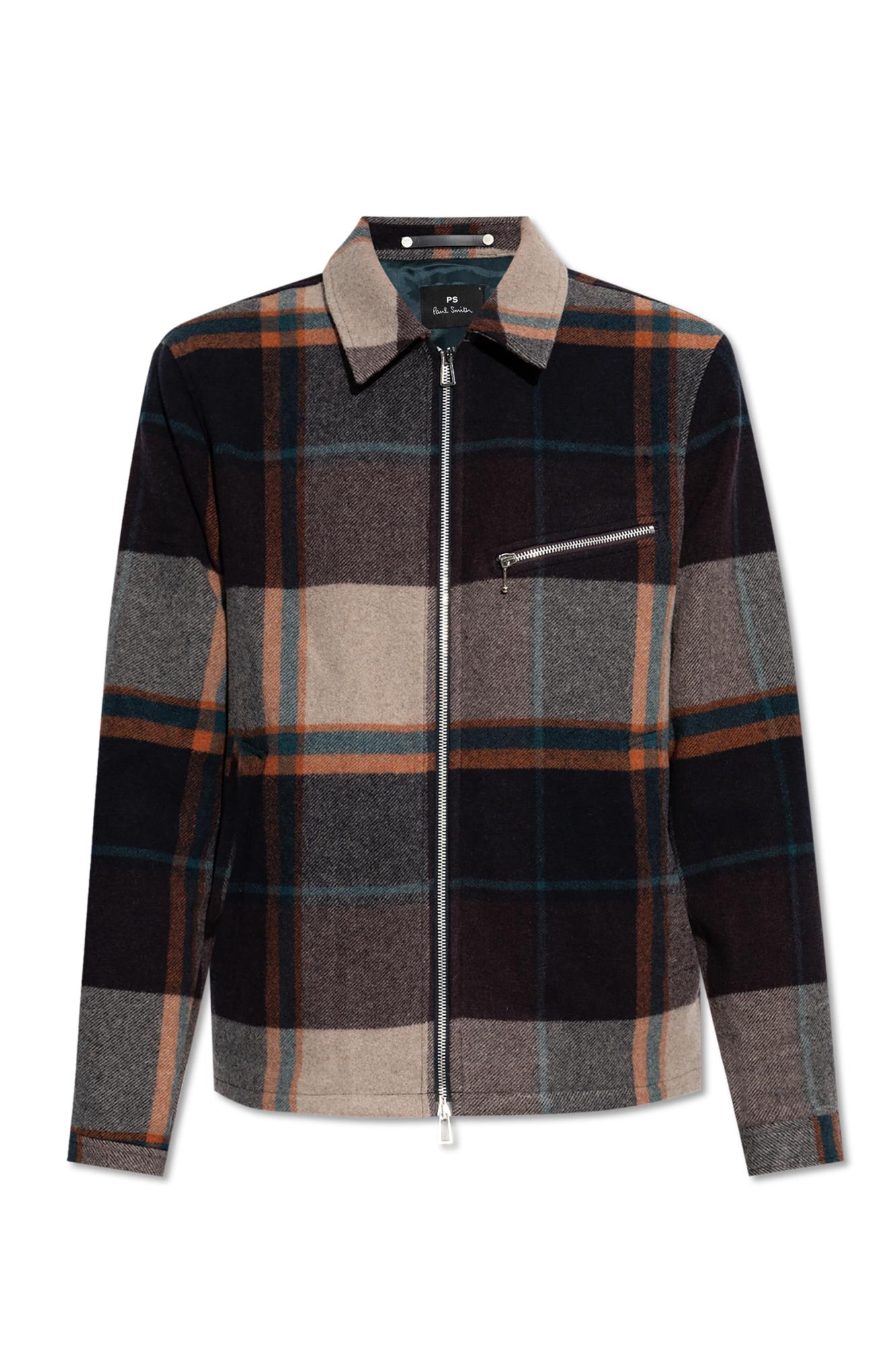 Shop Ps By Paul Smith Ps Paul Smith Shirt Jacket In Grigio