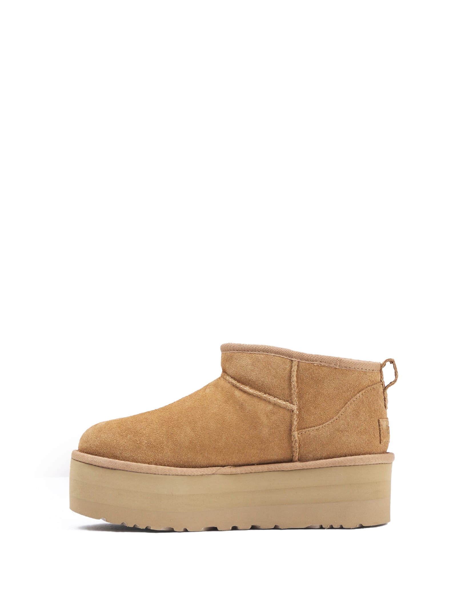 Shop Ugg W Classic Ultra Mini Platform In Chestnut